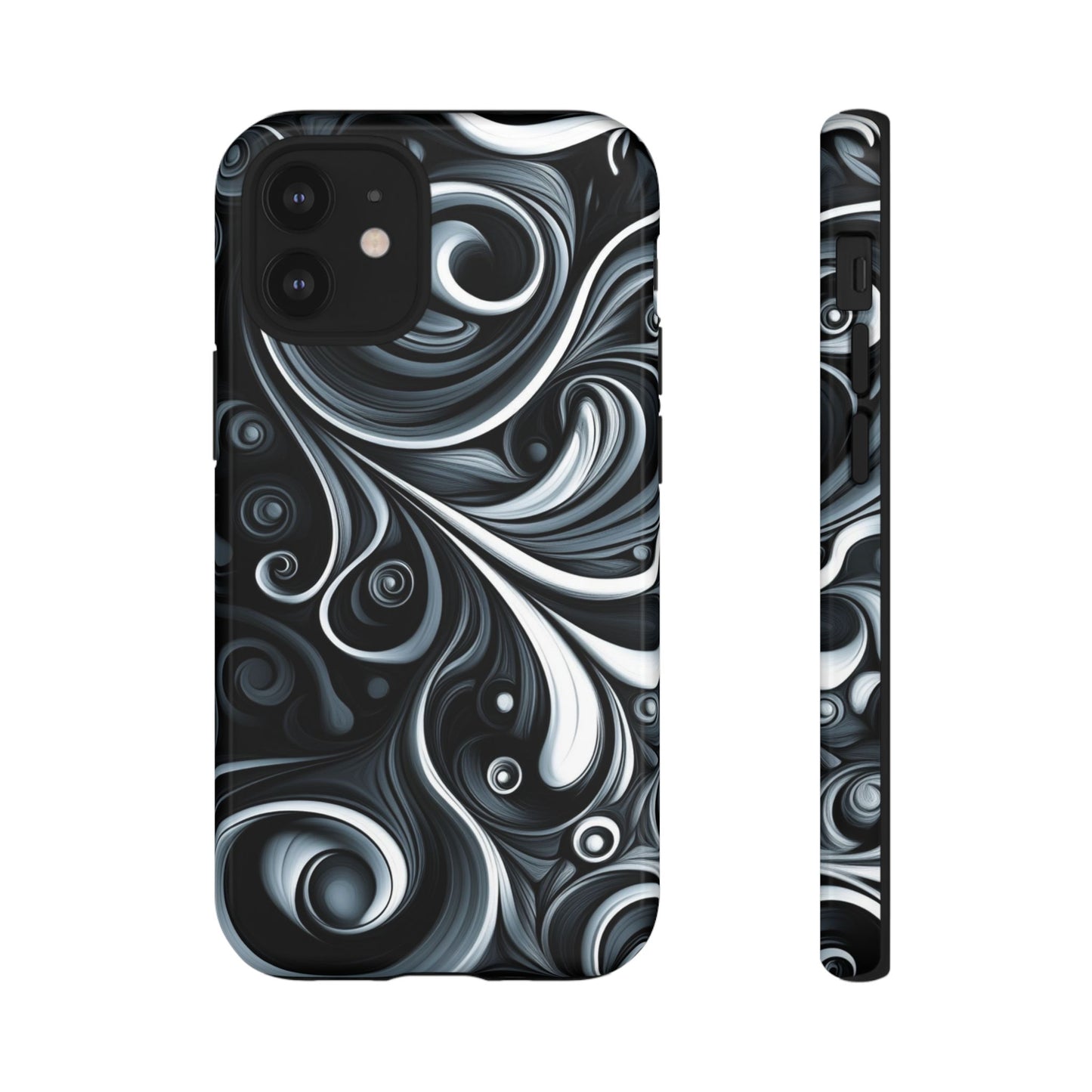 Black and White Swirls