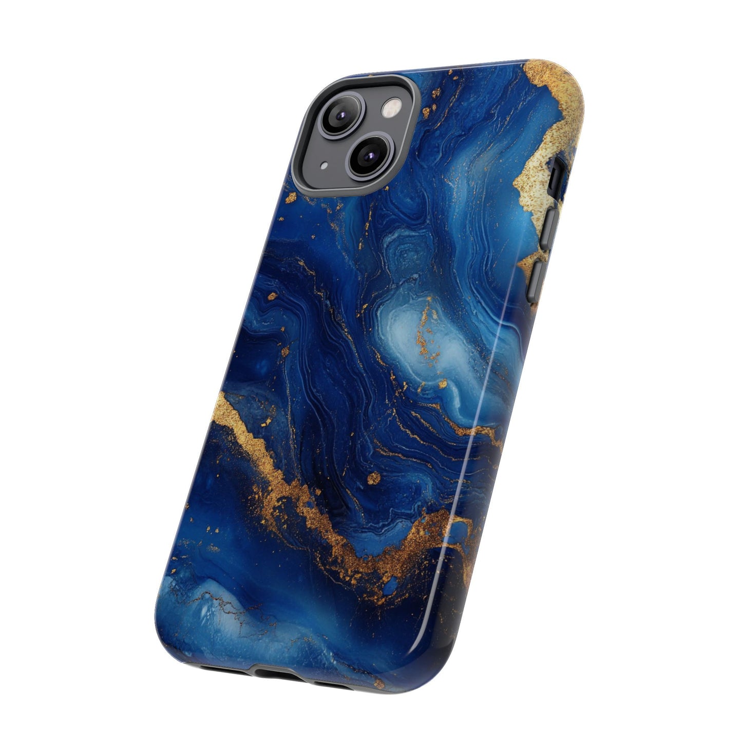 Blue and Gold Marble