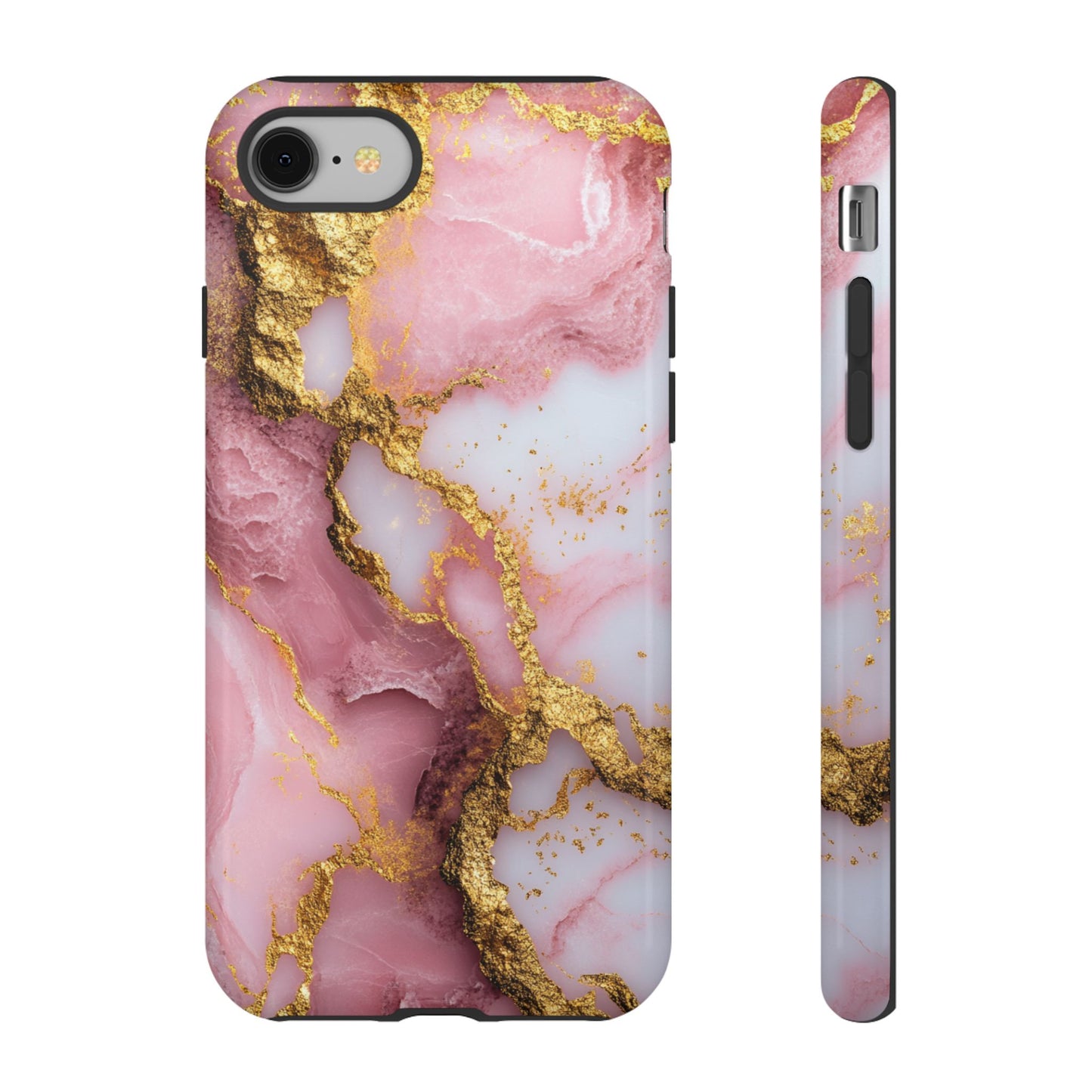 Pink and Gold Marble