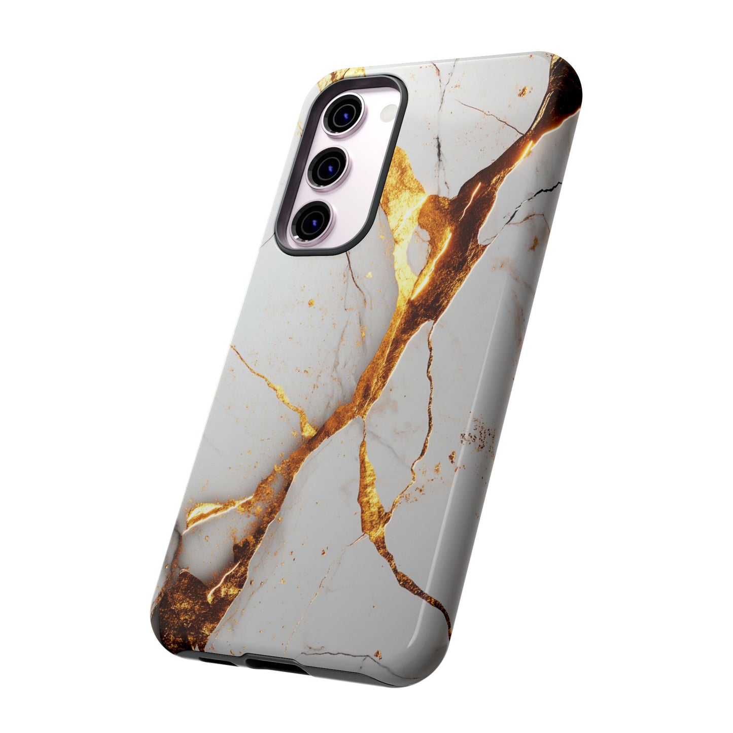 White and Gold Marble