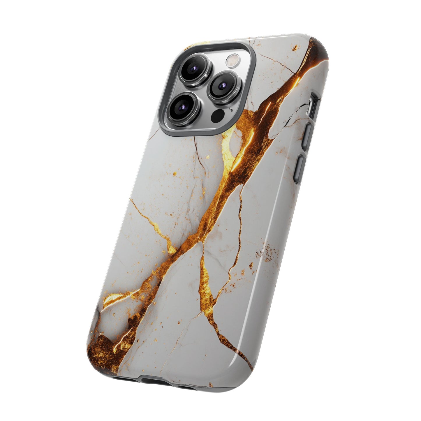 White and Gold Marble