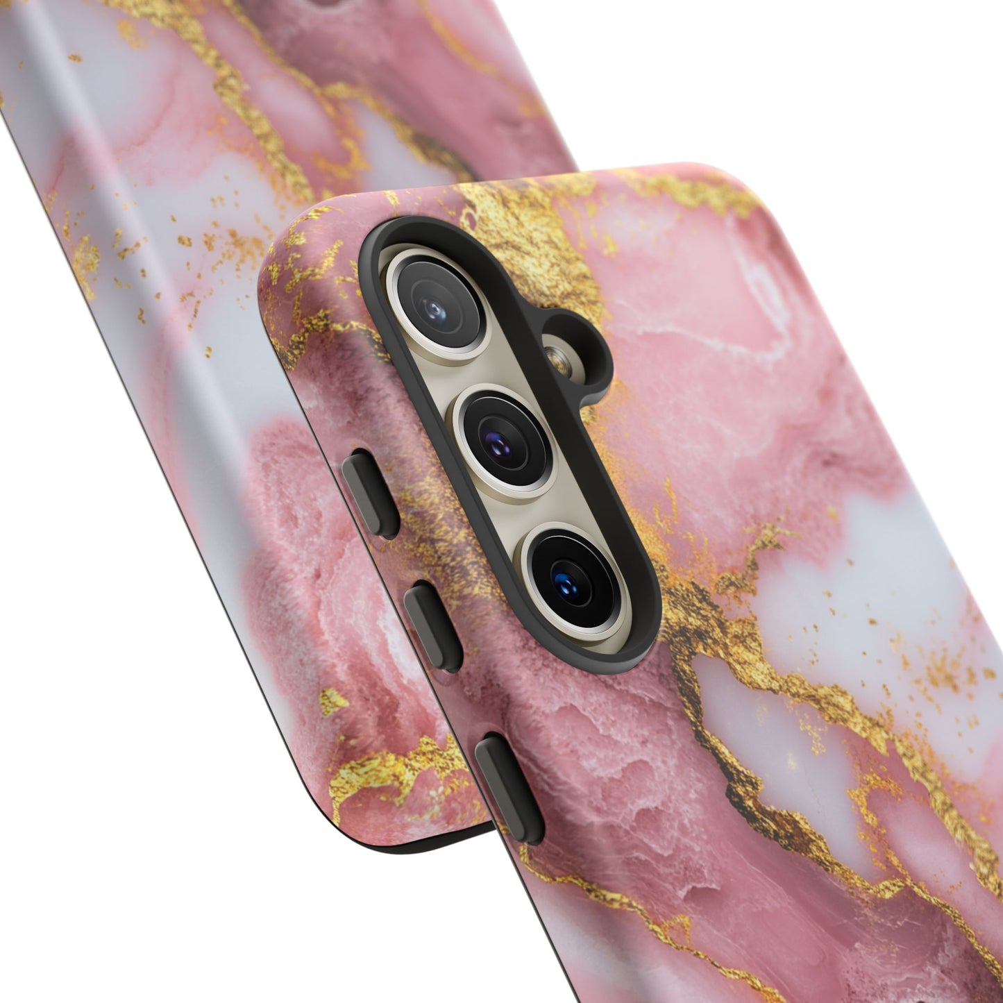 Pink and Gold Marble