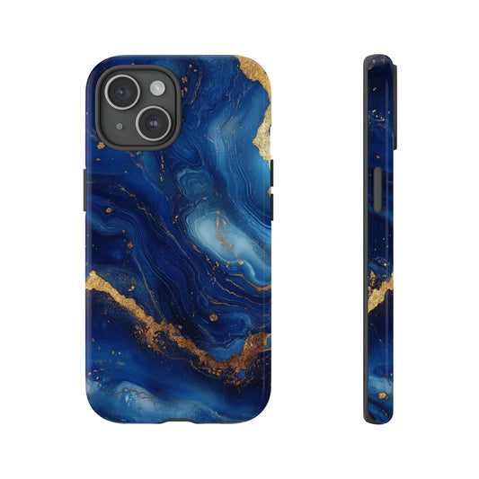 Blue and Gold Marble