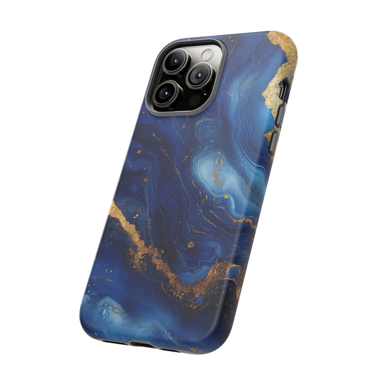 Blue and Gold Marble