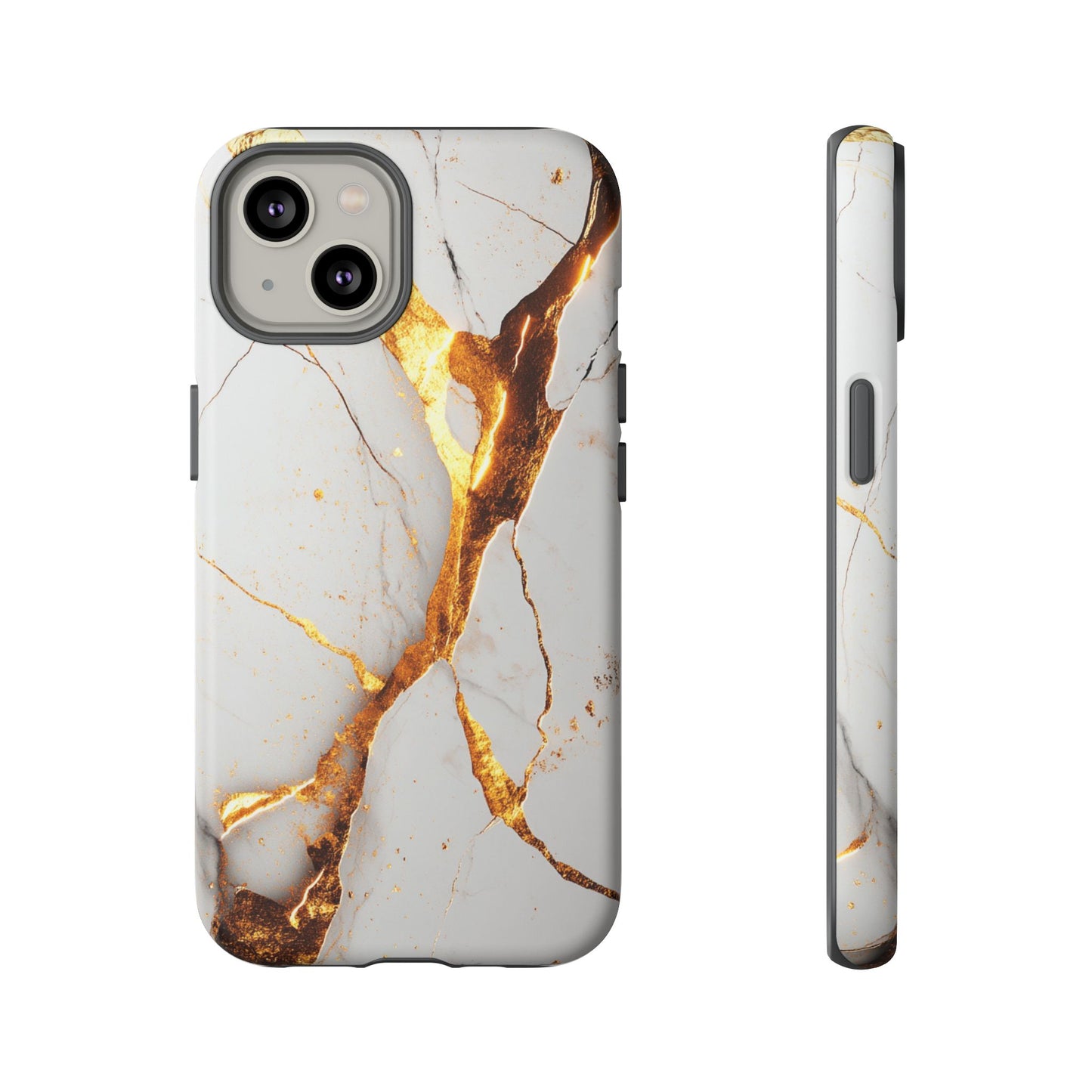 White and Gold Marble