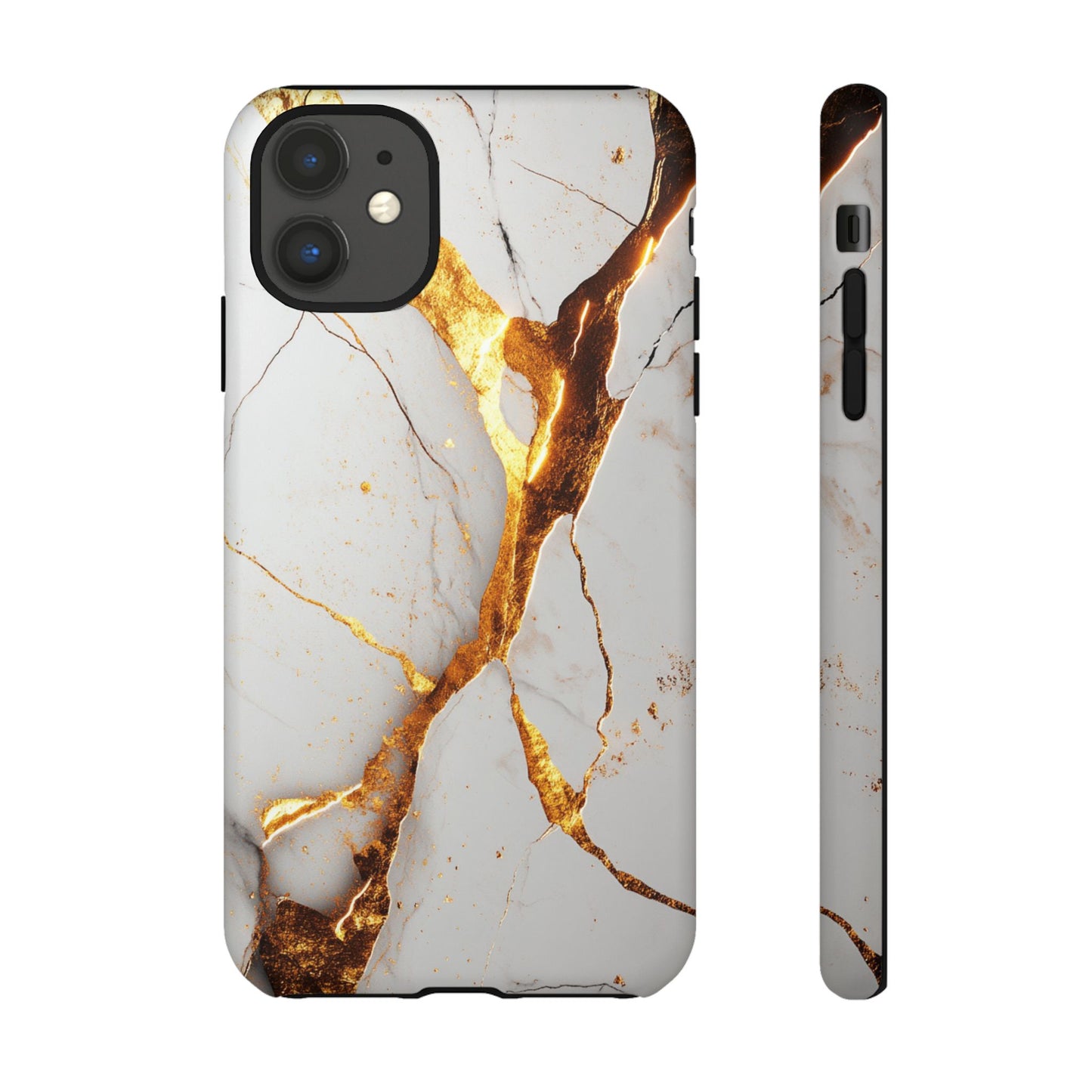 White and Gold Marble