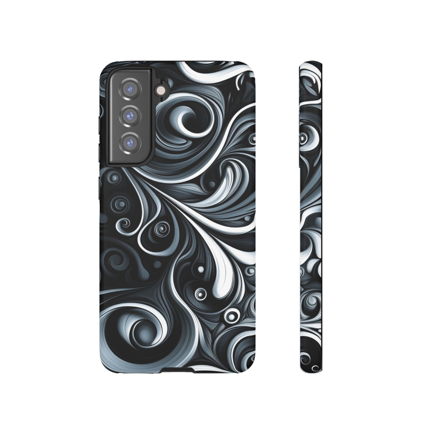 Black and White Swirls