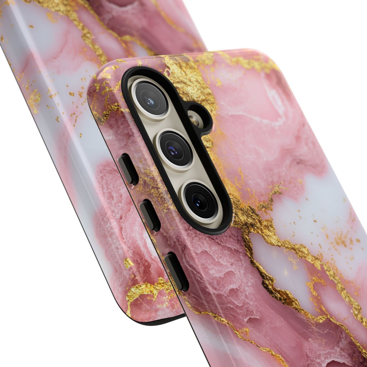 Pink and Gold Marble