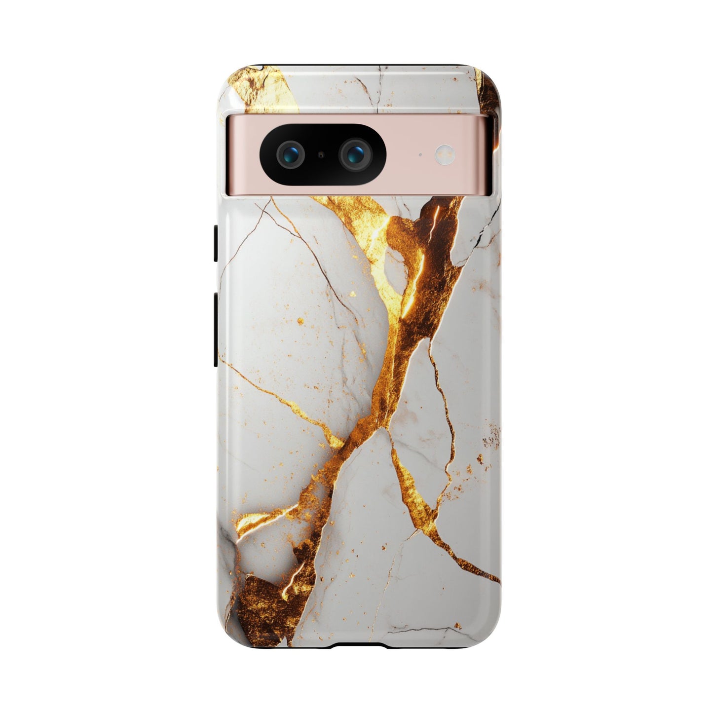 White and Gold Marble