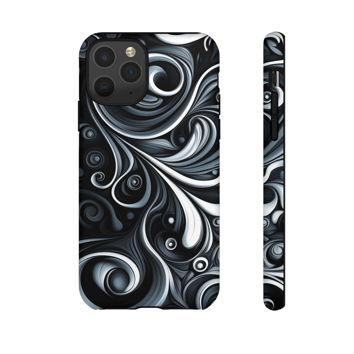 Black and White Swirls