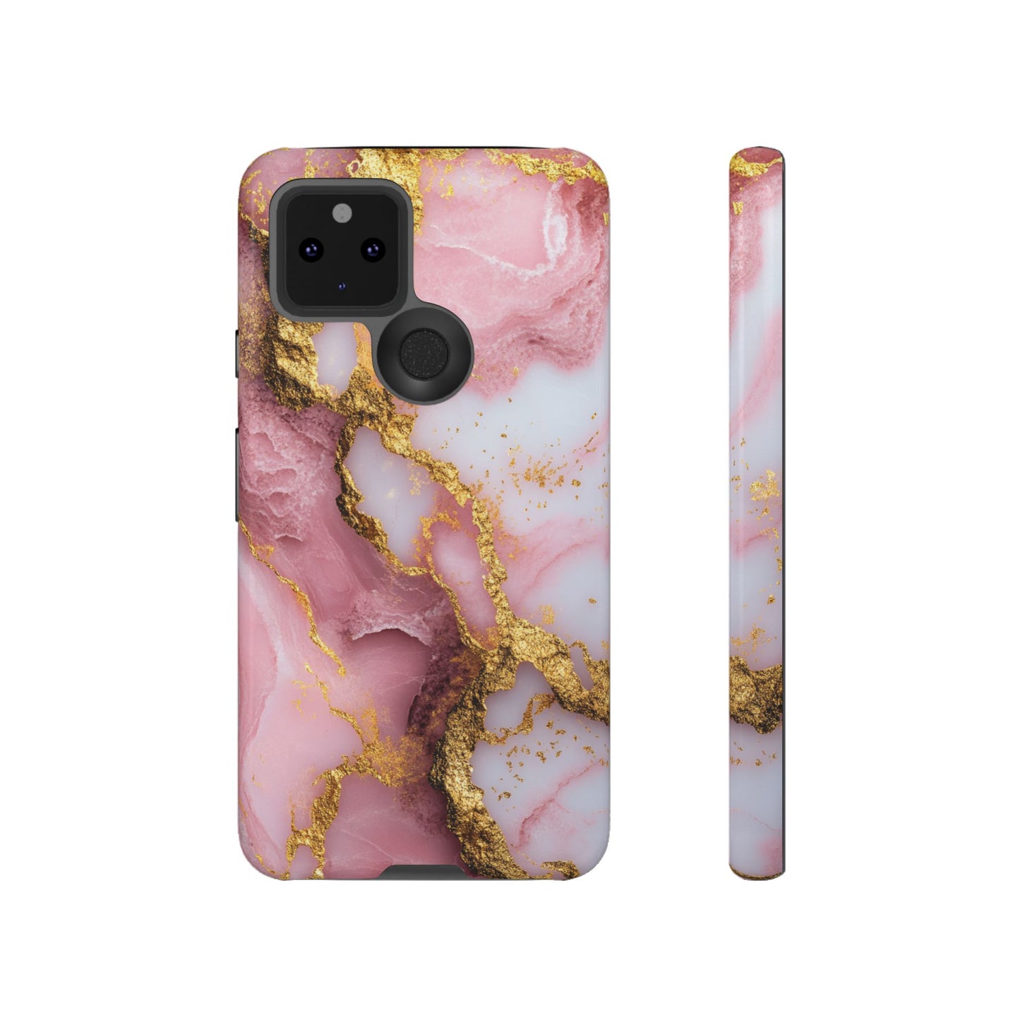 Pink and Gold Marble