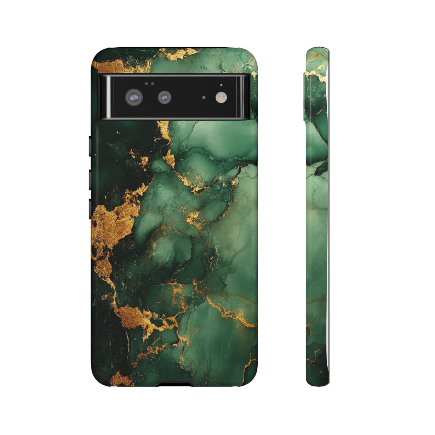 Green and Gold Marble