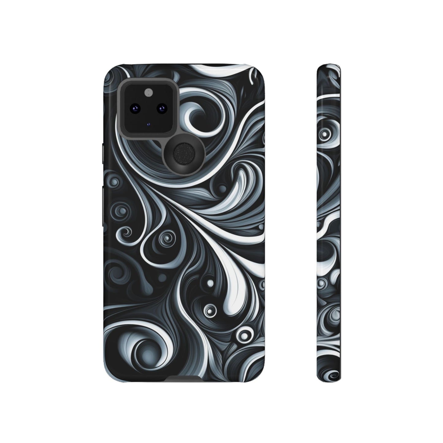 Black and White Swirls