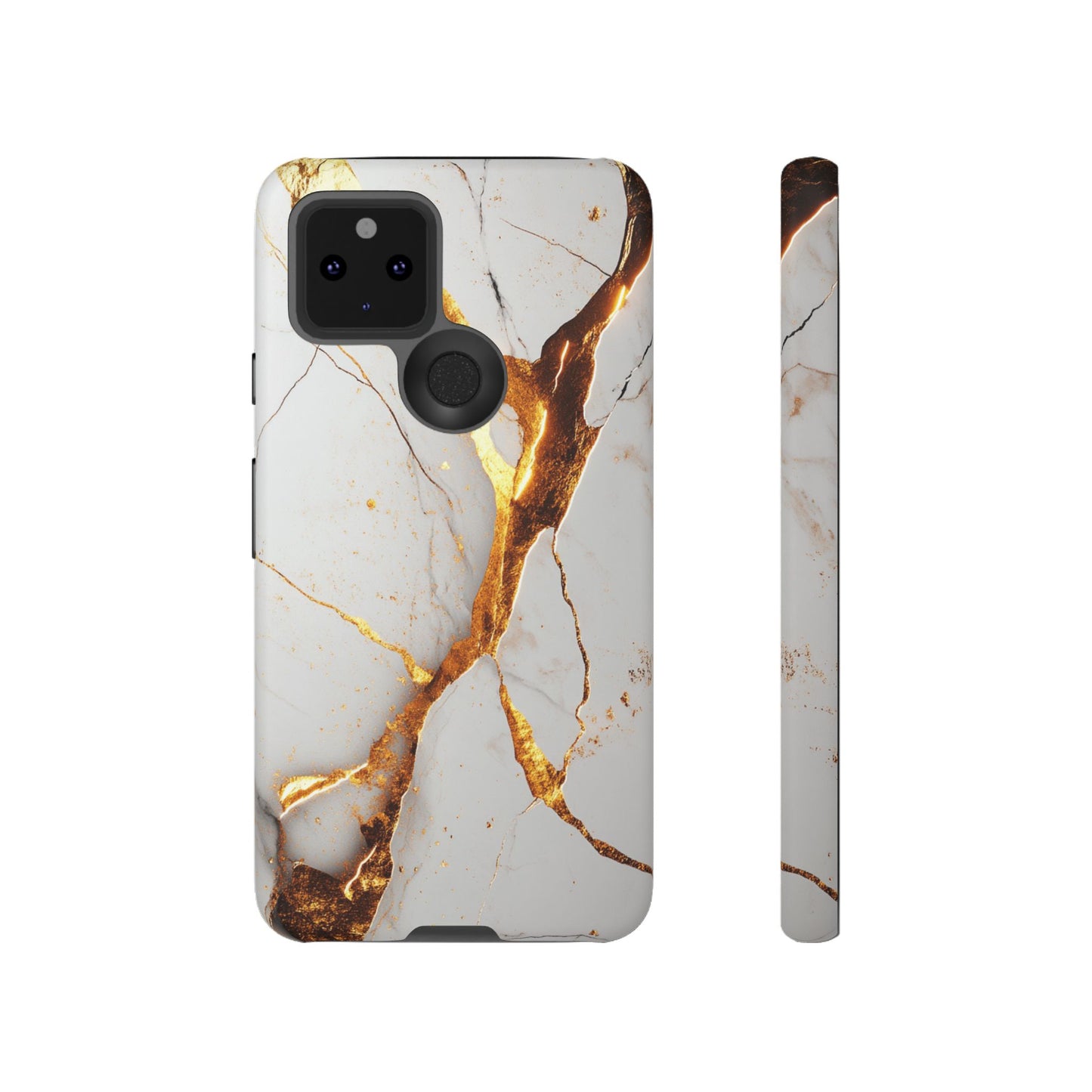 White and Gold Marble