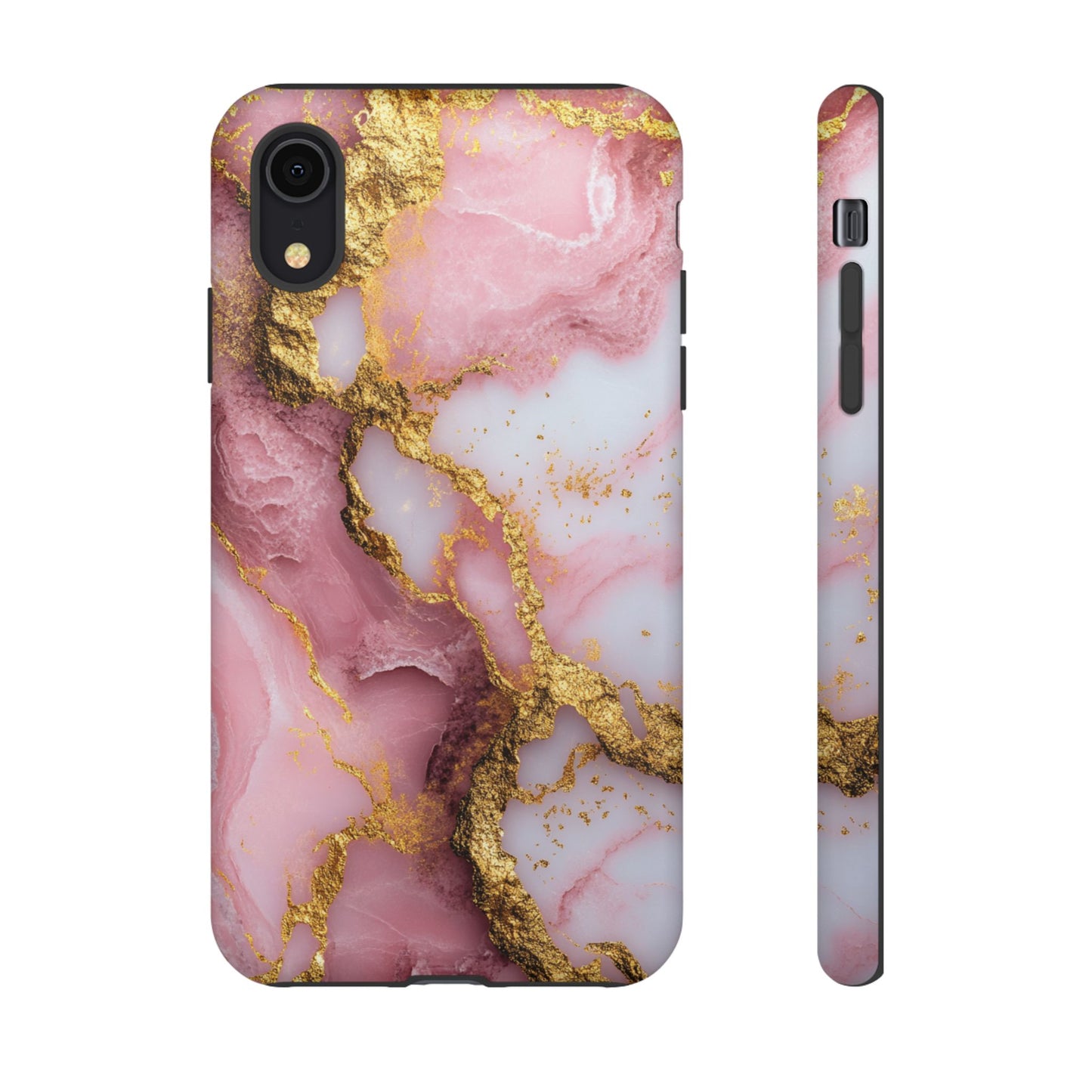 Pink and Gold Marble