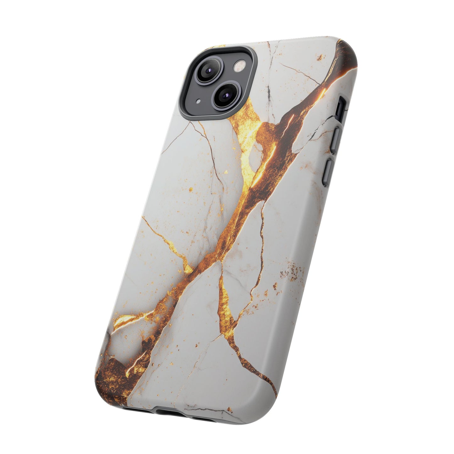 White and Gold Marble