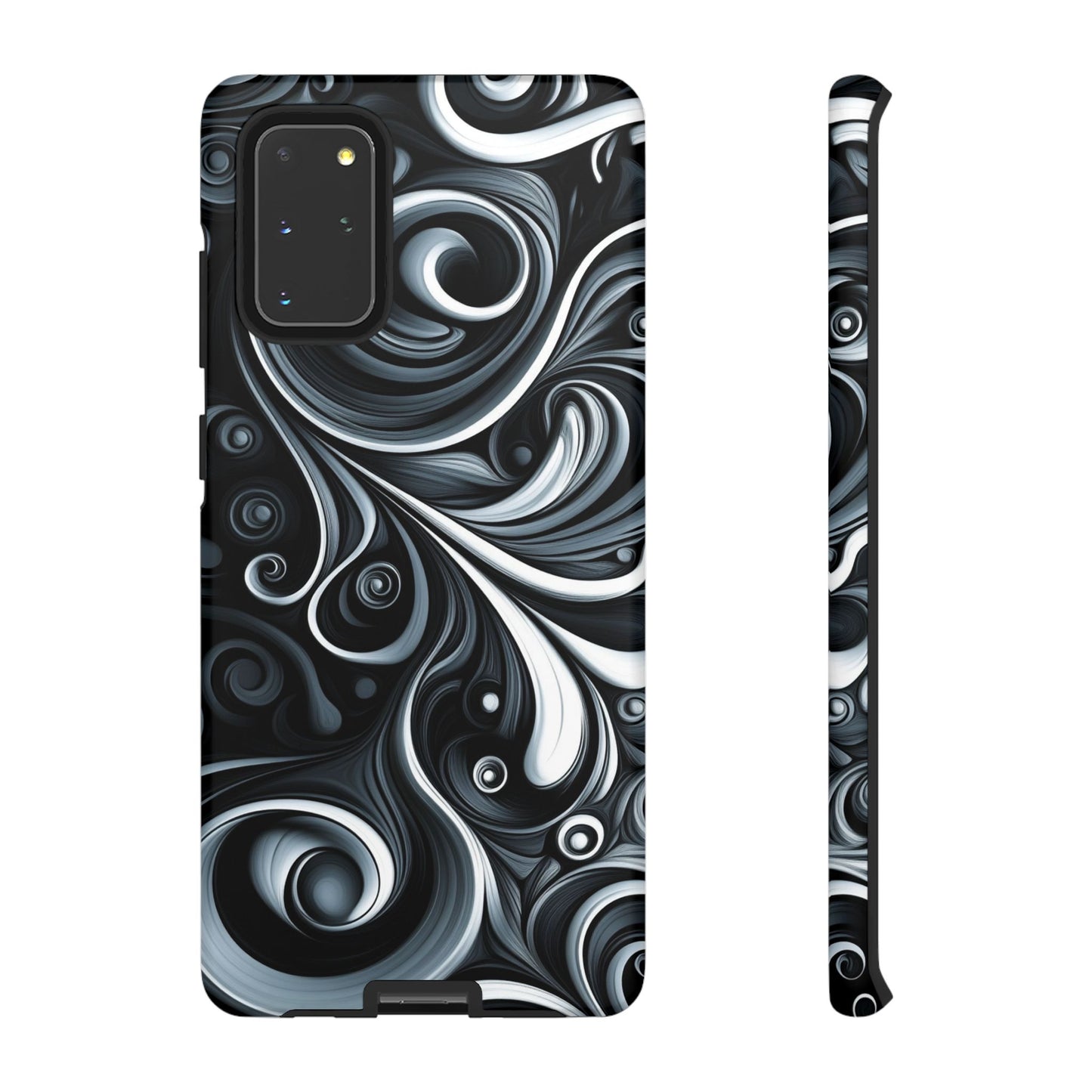 Black and White Swirls