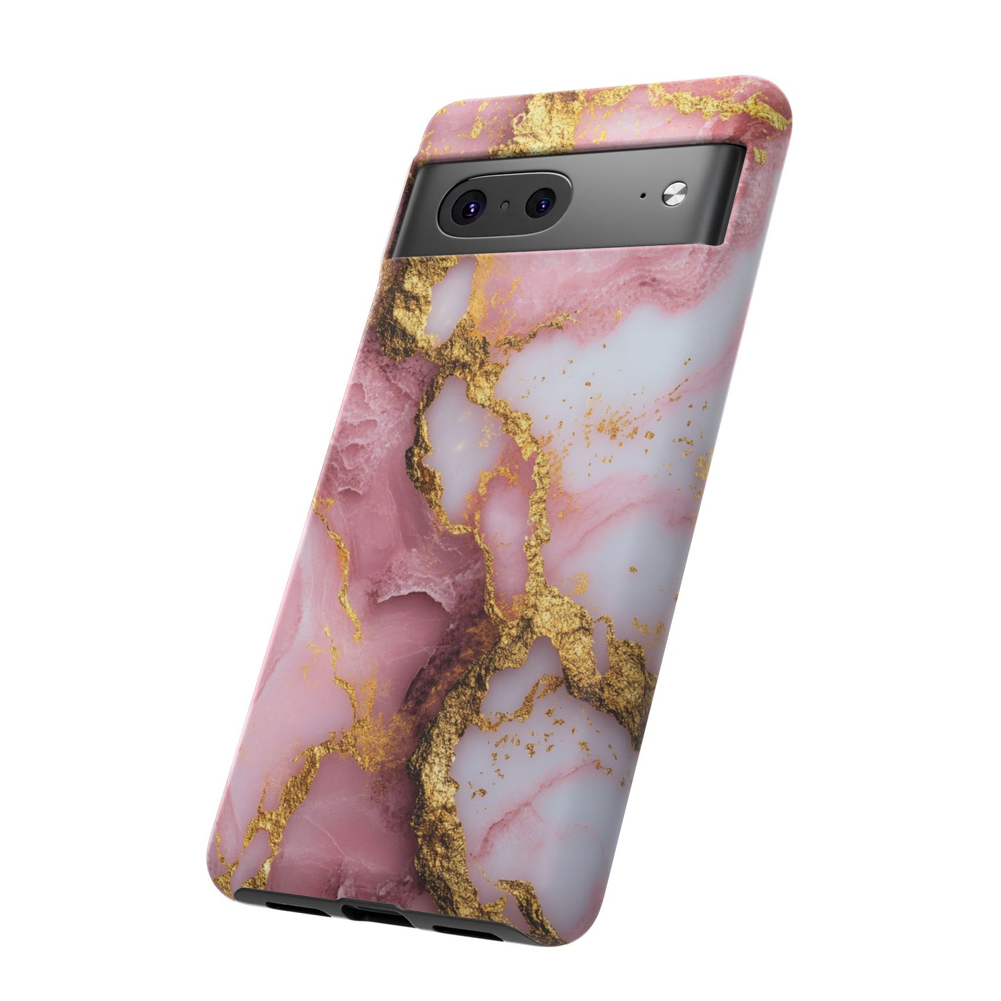 Pink and Gold Marble