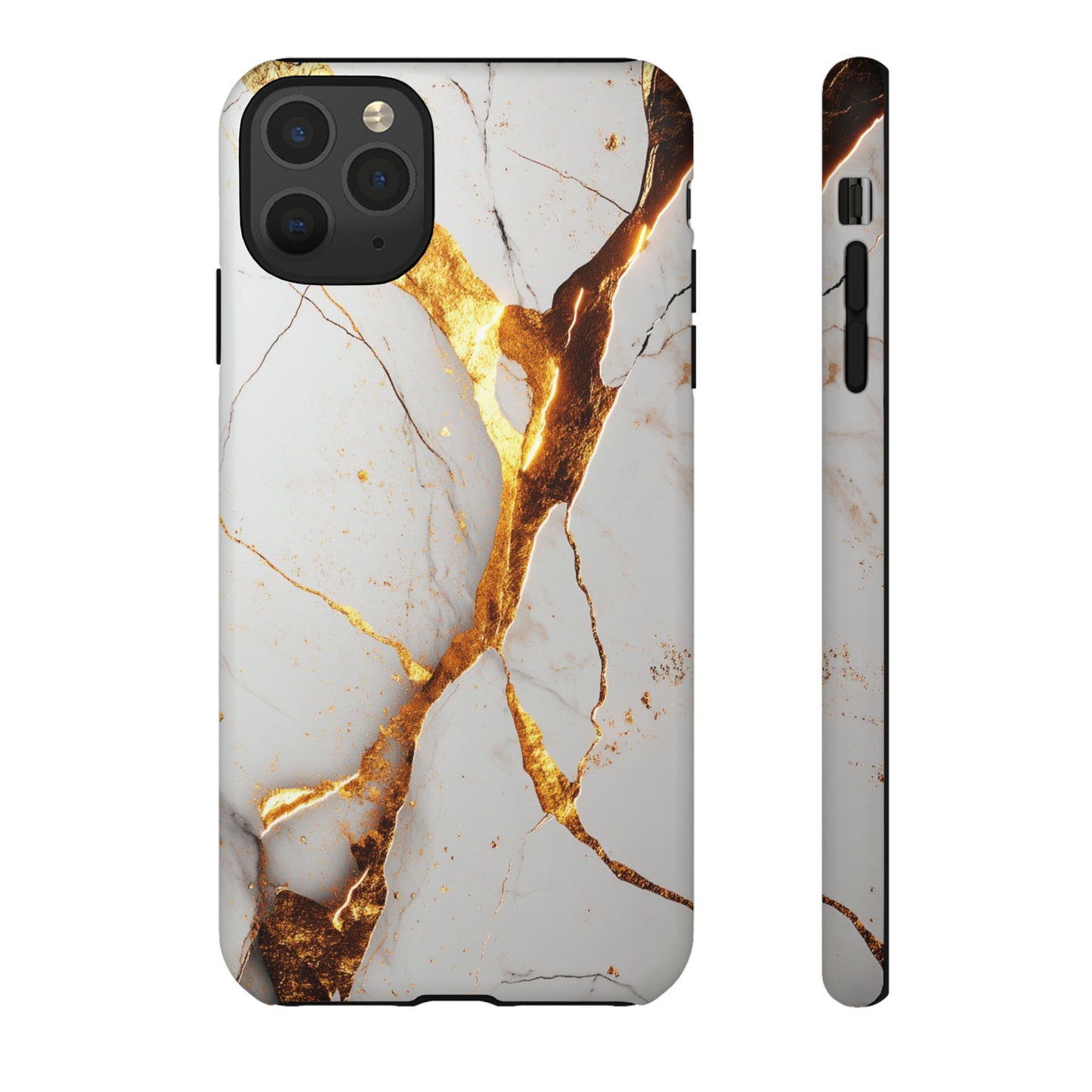 White and Gold Marble