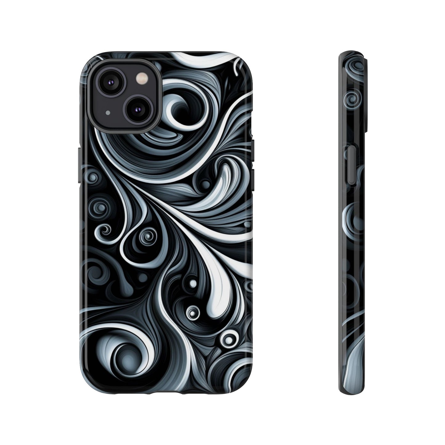 Black and White Swirls