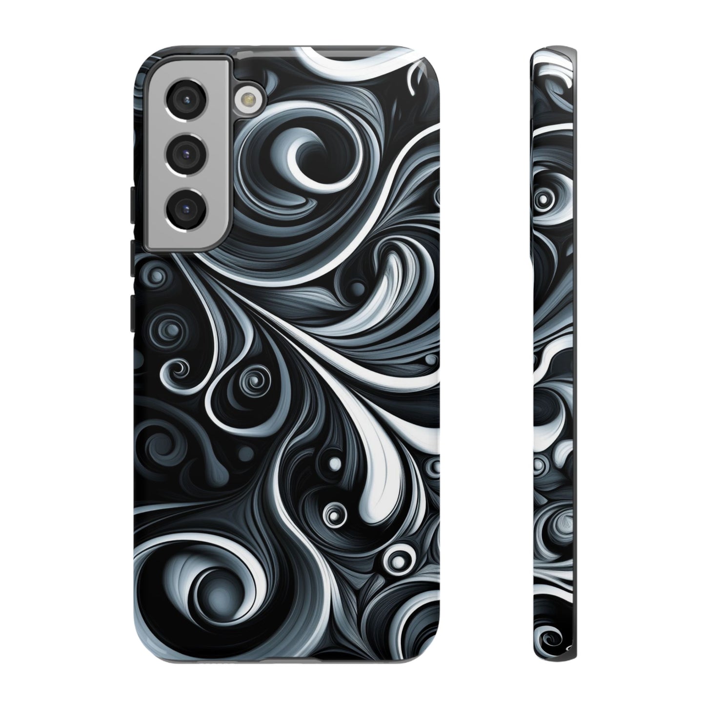 Black and White Swirls