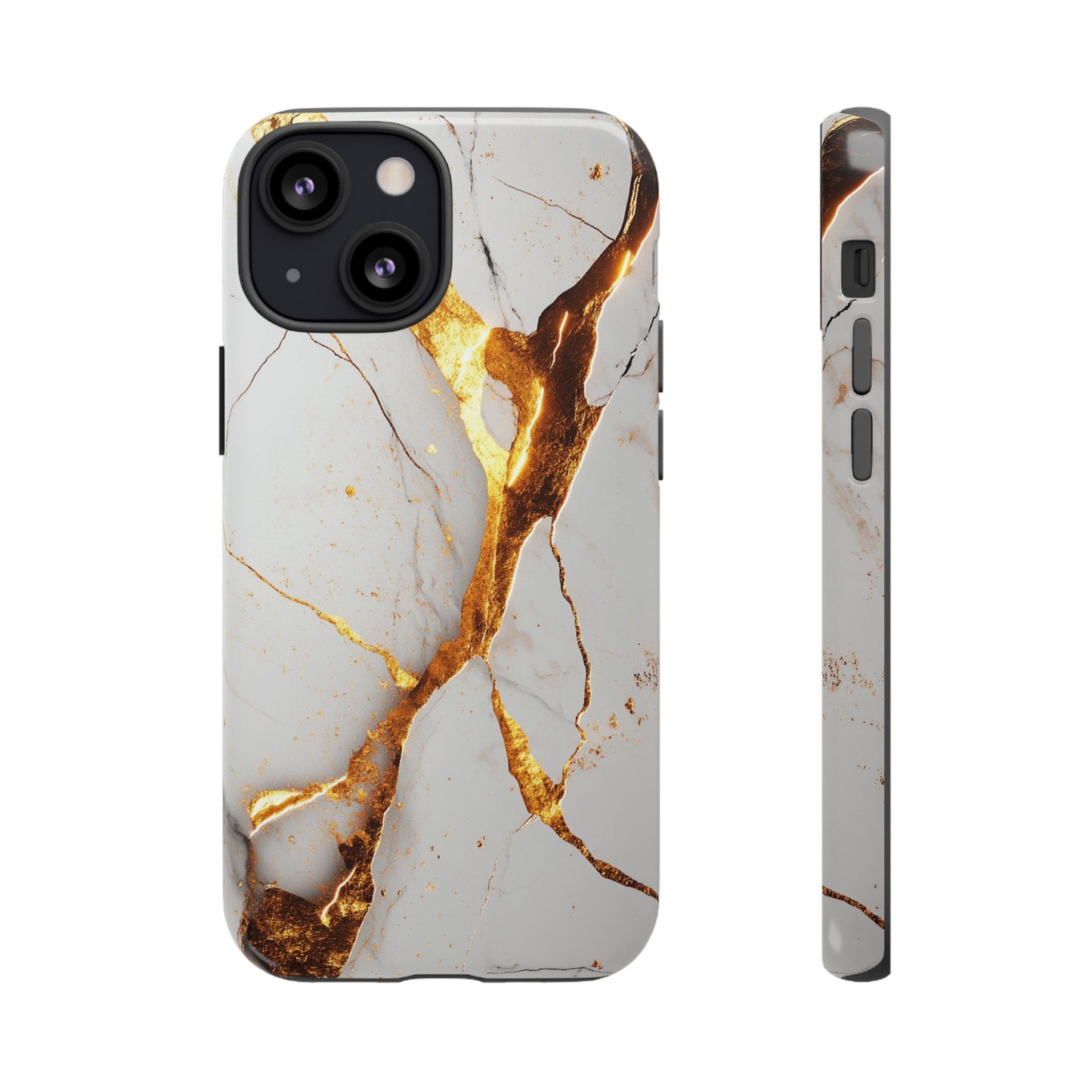 White and Gold Marble