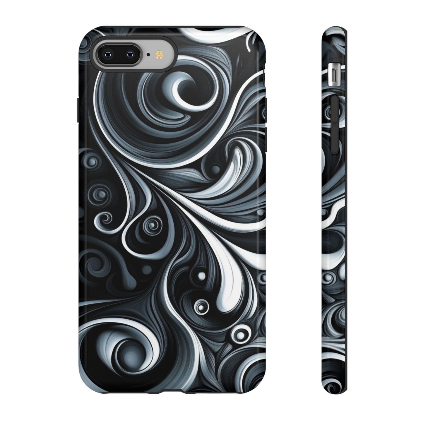 Black and White Swirls