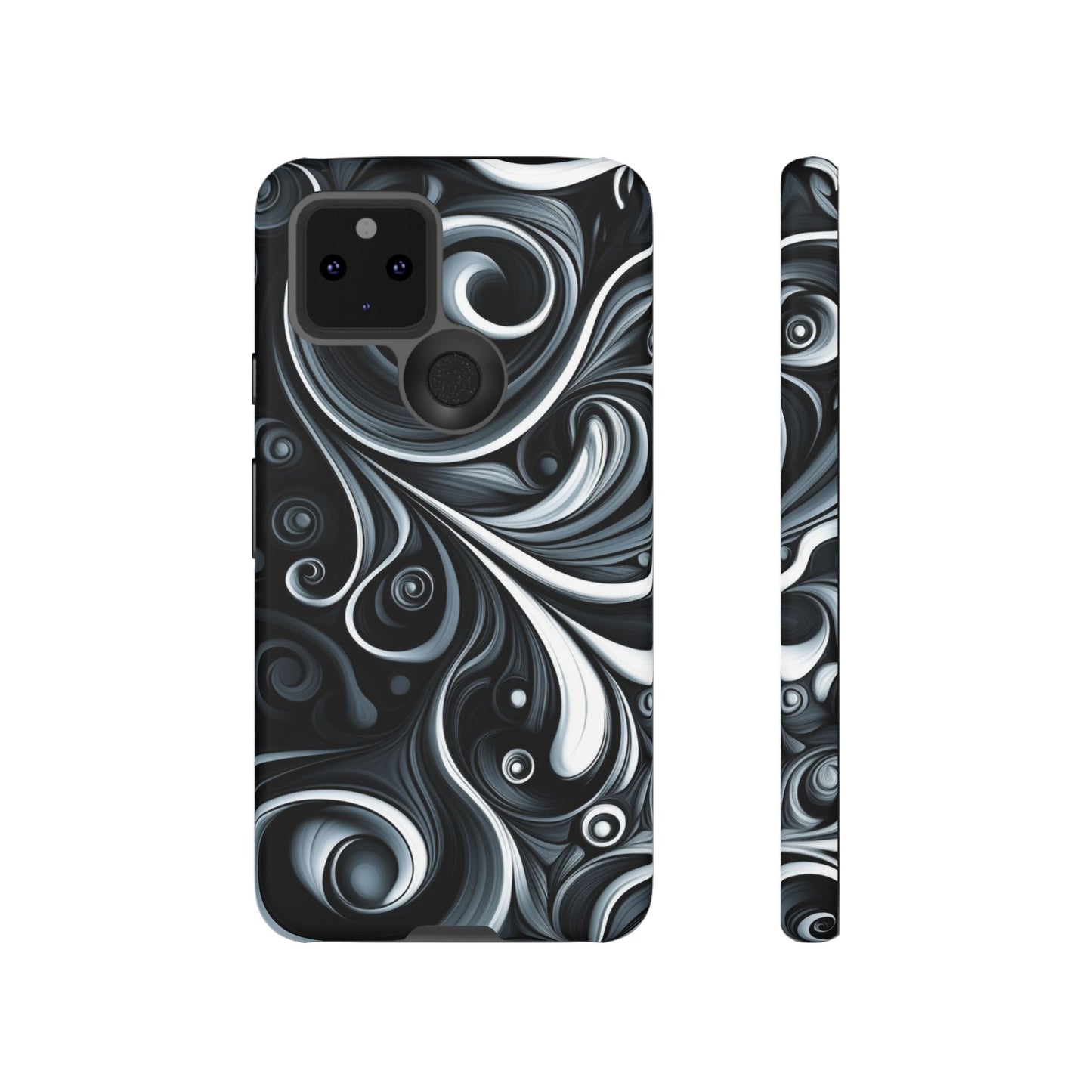 Black and White Swirls