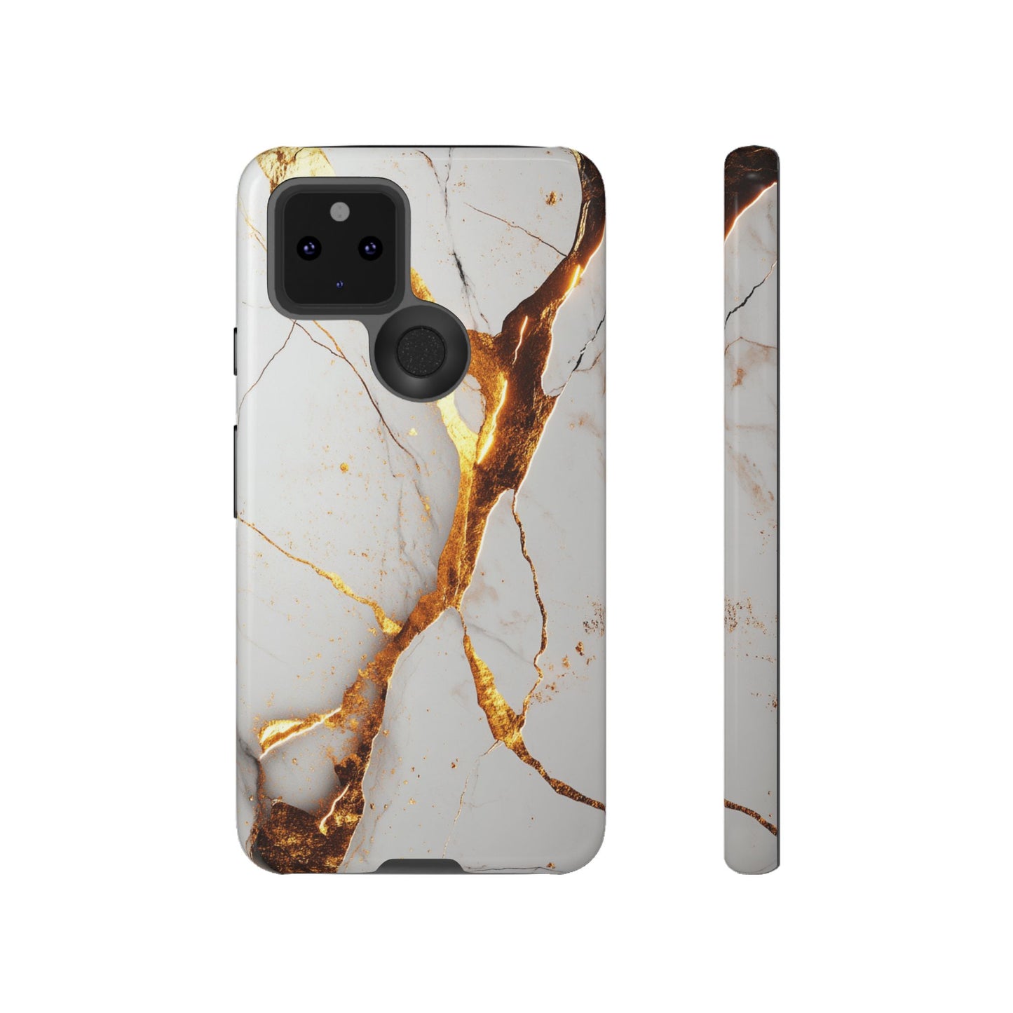 White and Gold Marble