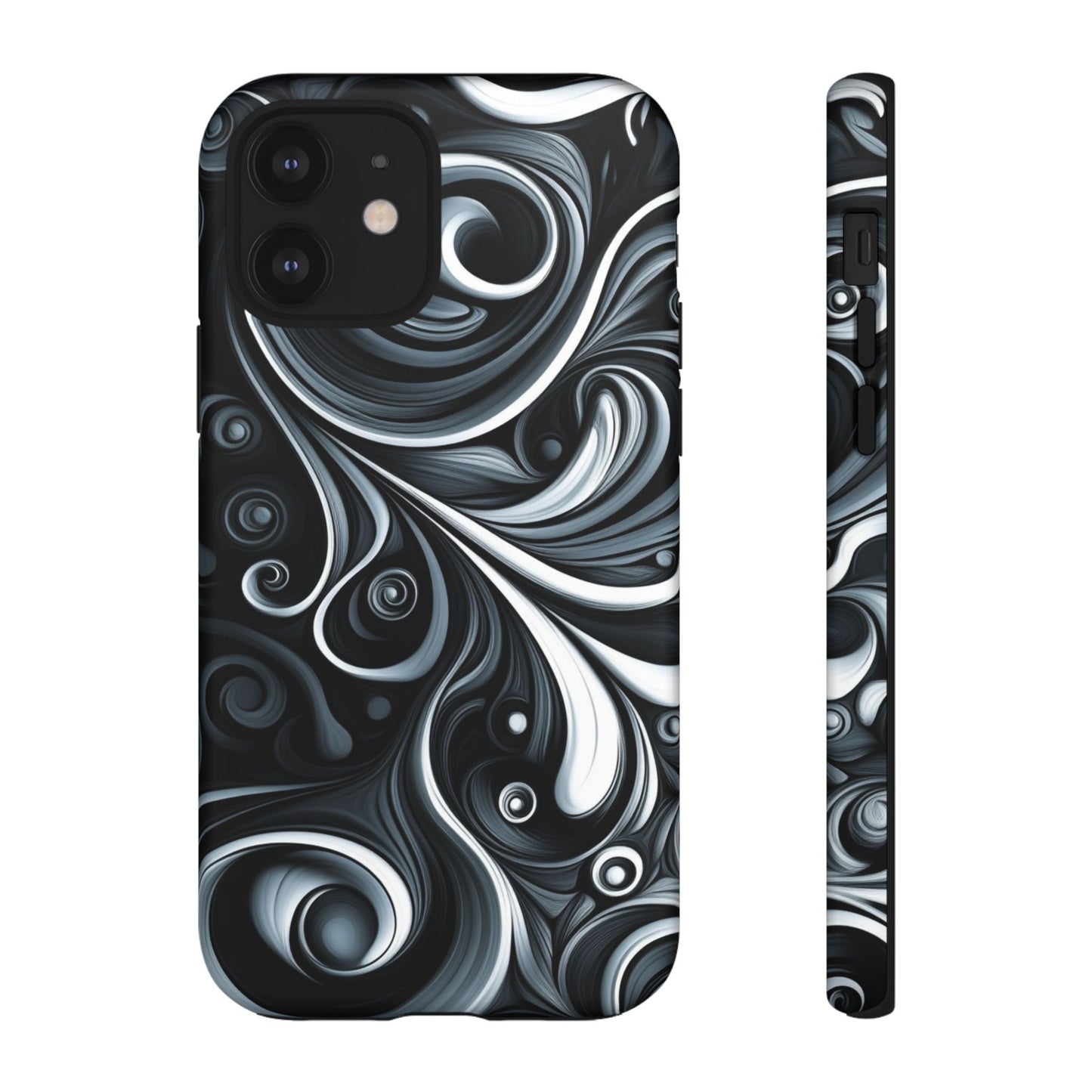 Black and White Swirls