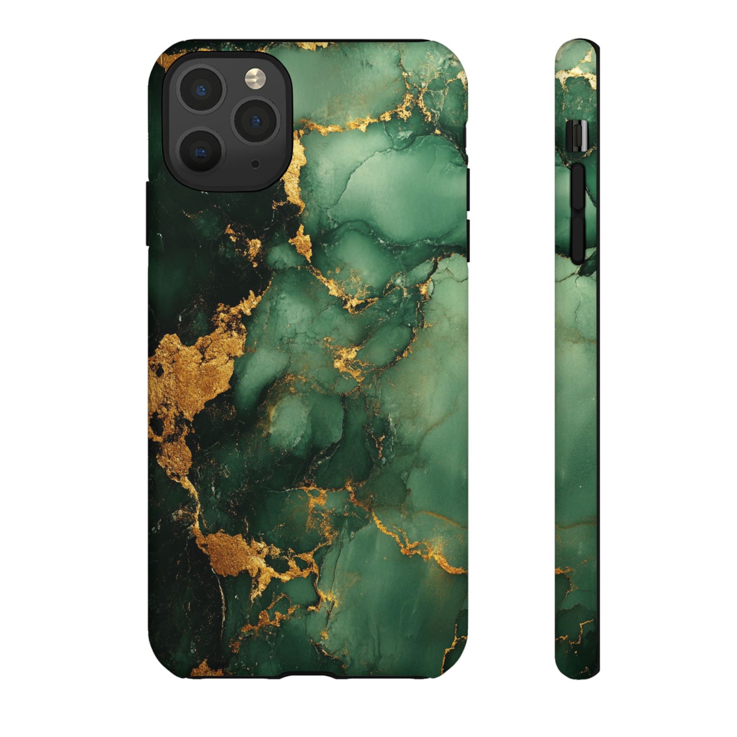 Green and Gold Marble