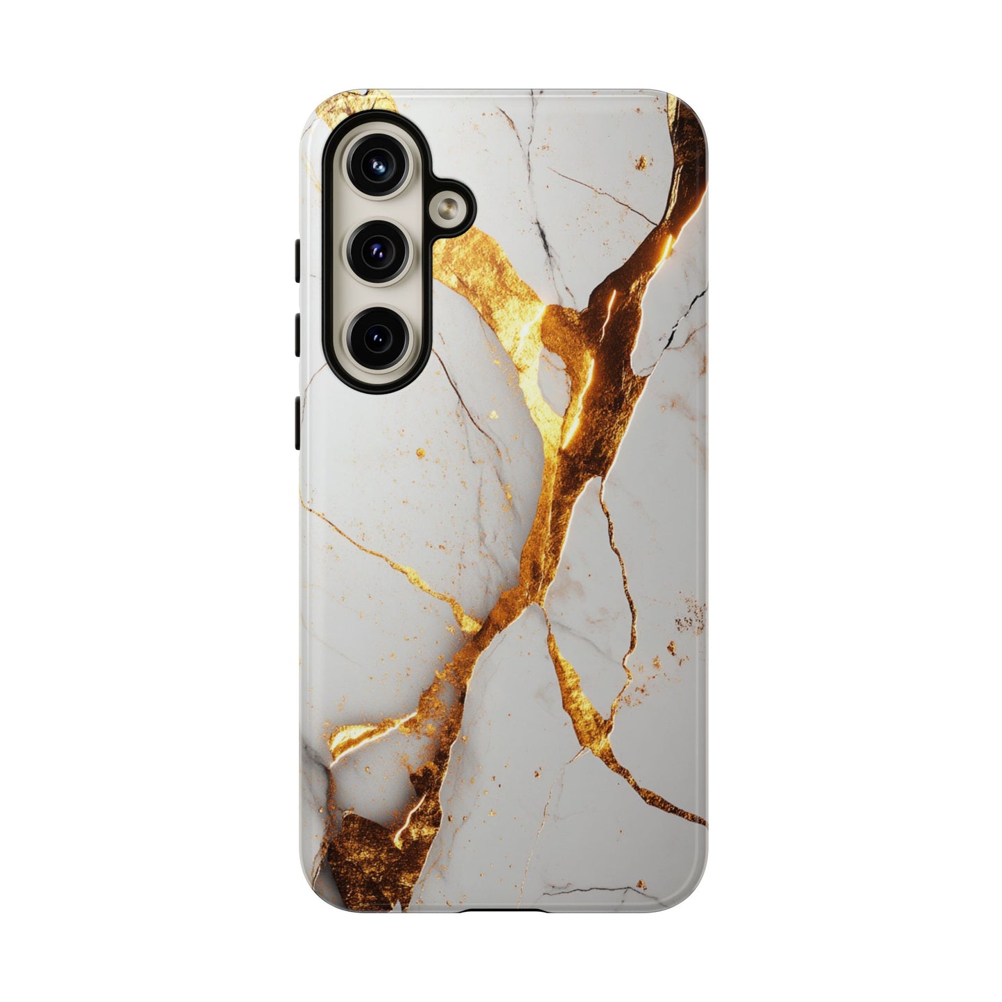 White and Gold Marble