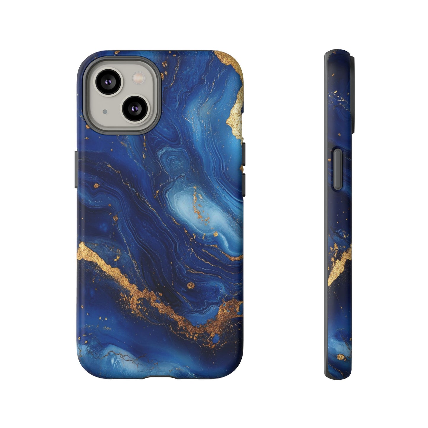 Blue and Gold Marble