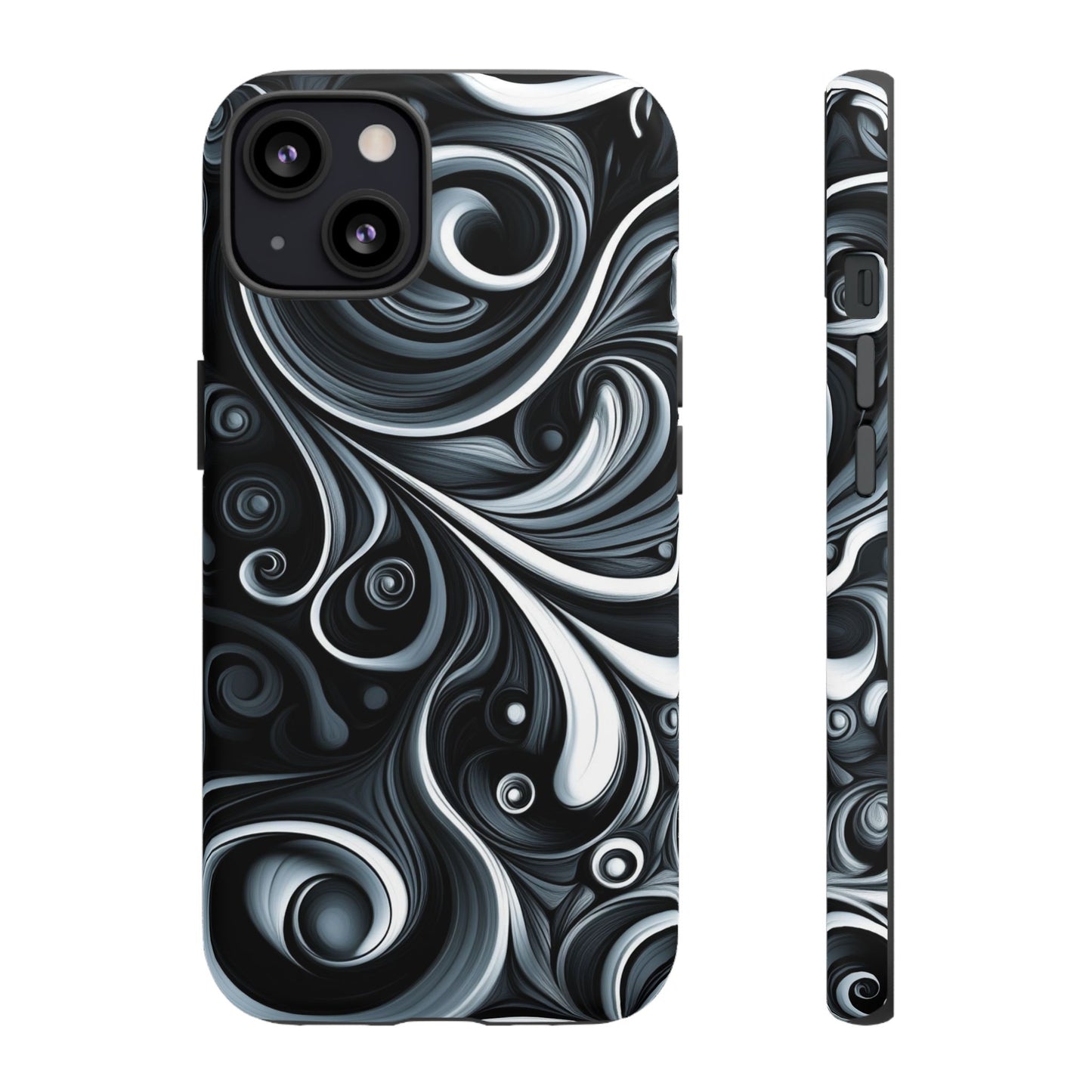 Black and White Swirls