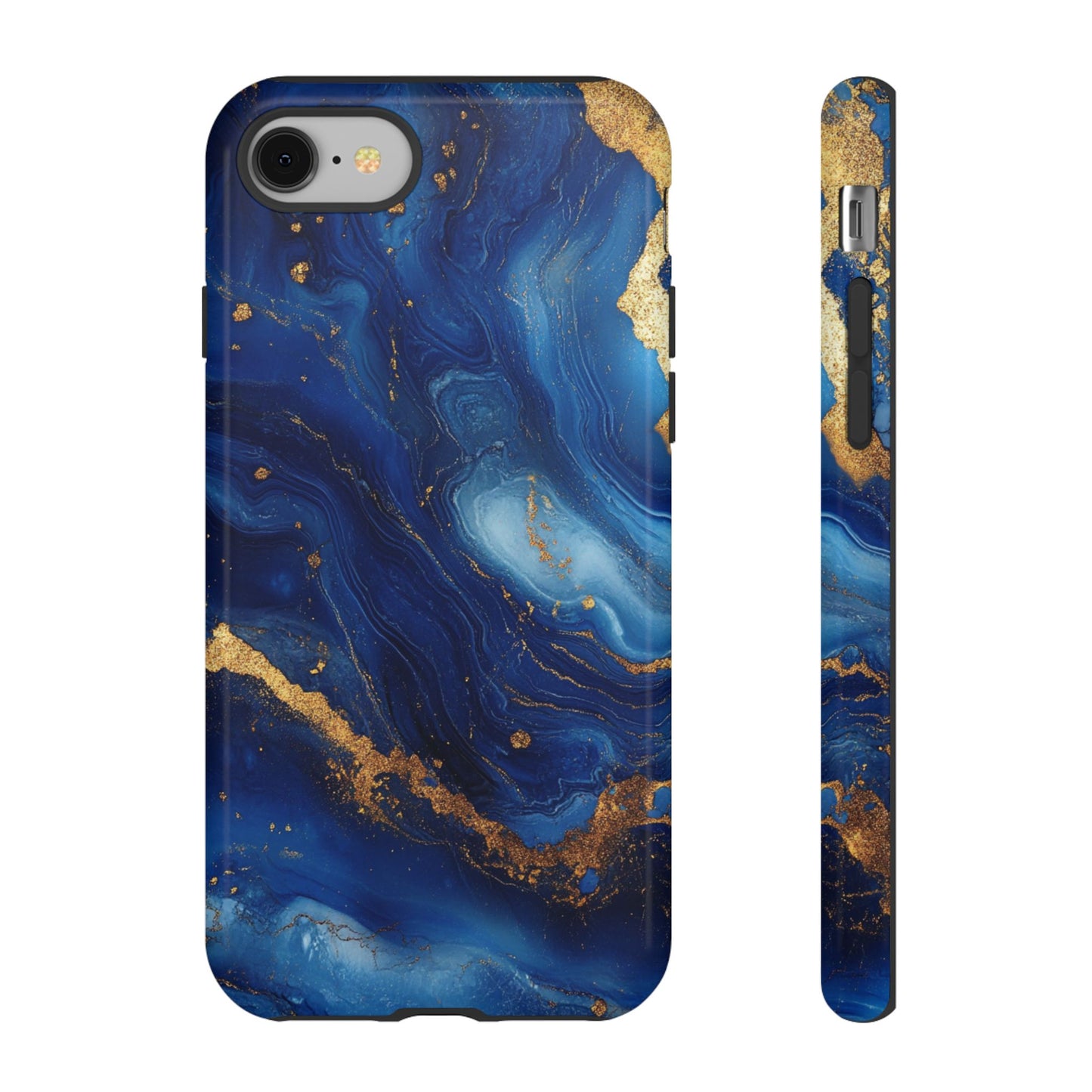 Blue and Gold Marble