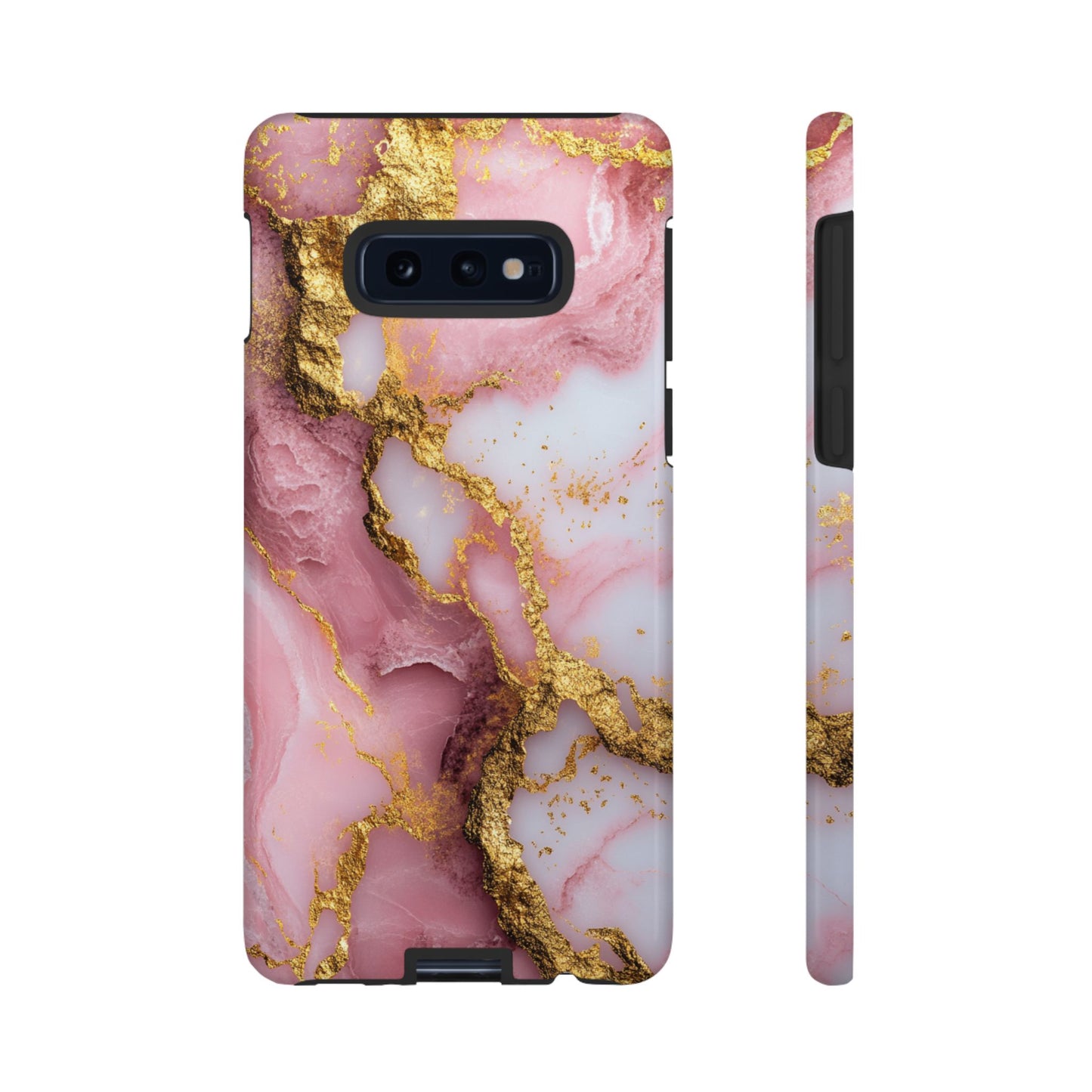 Pink and Gold Marble