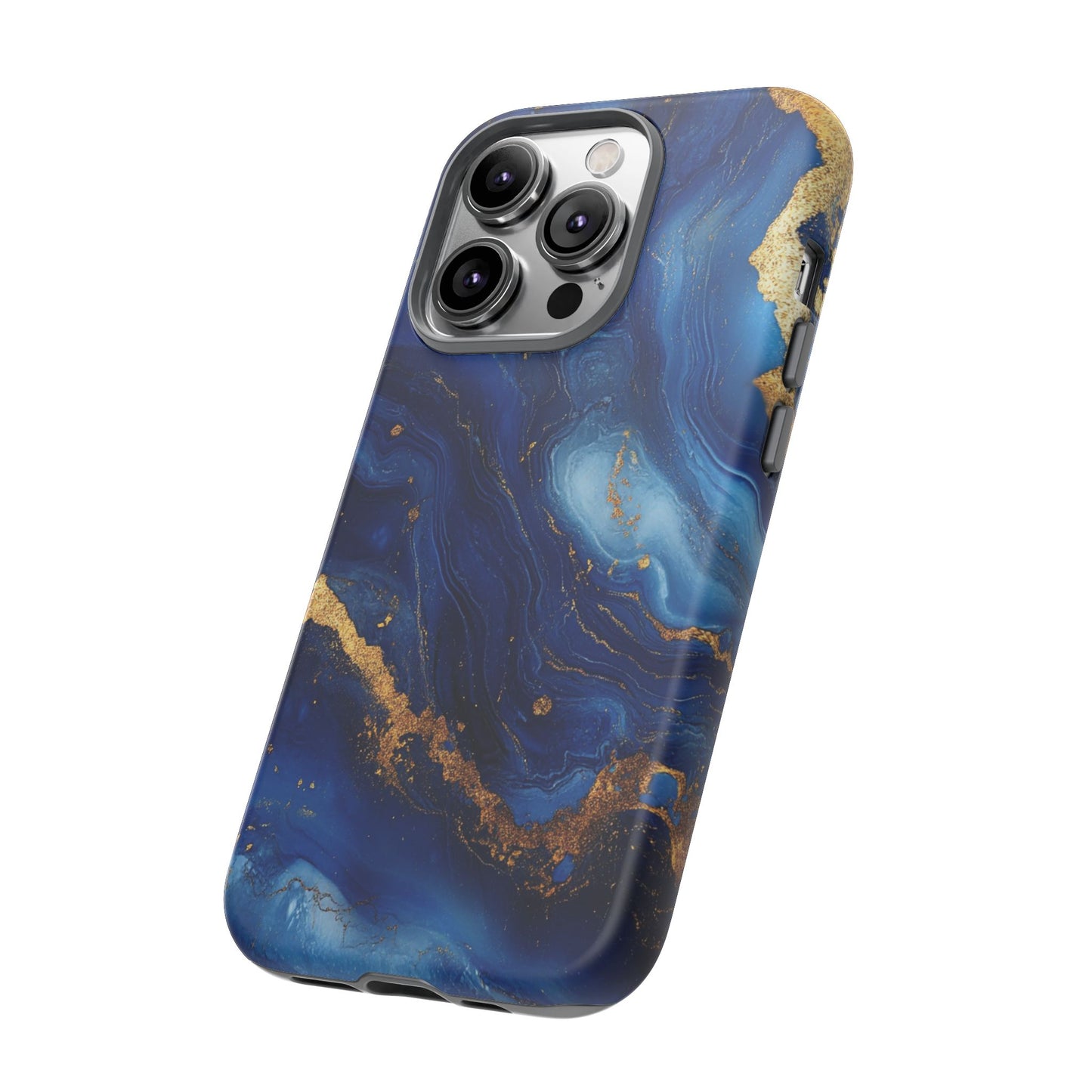 Blue and Gold Marble