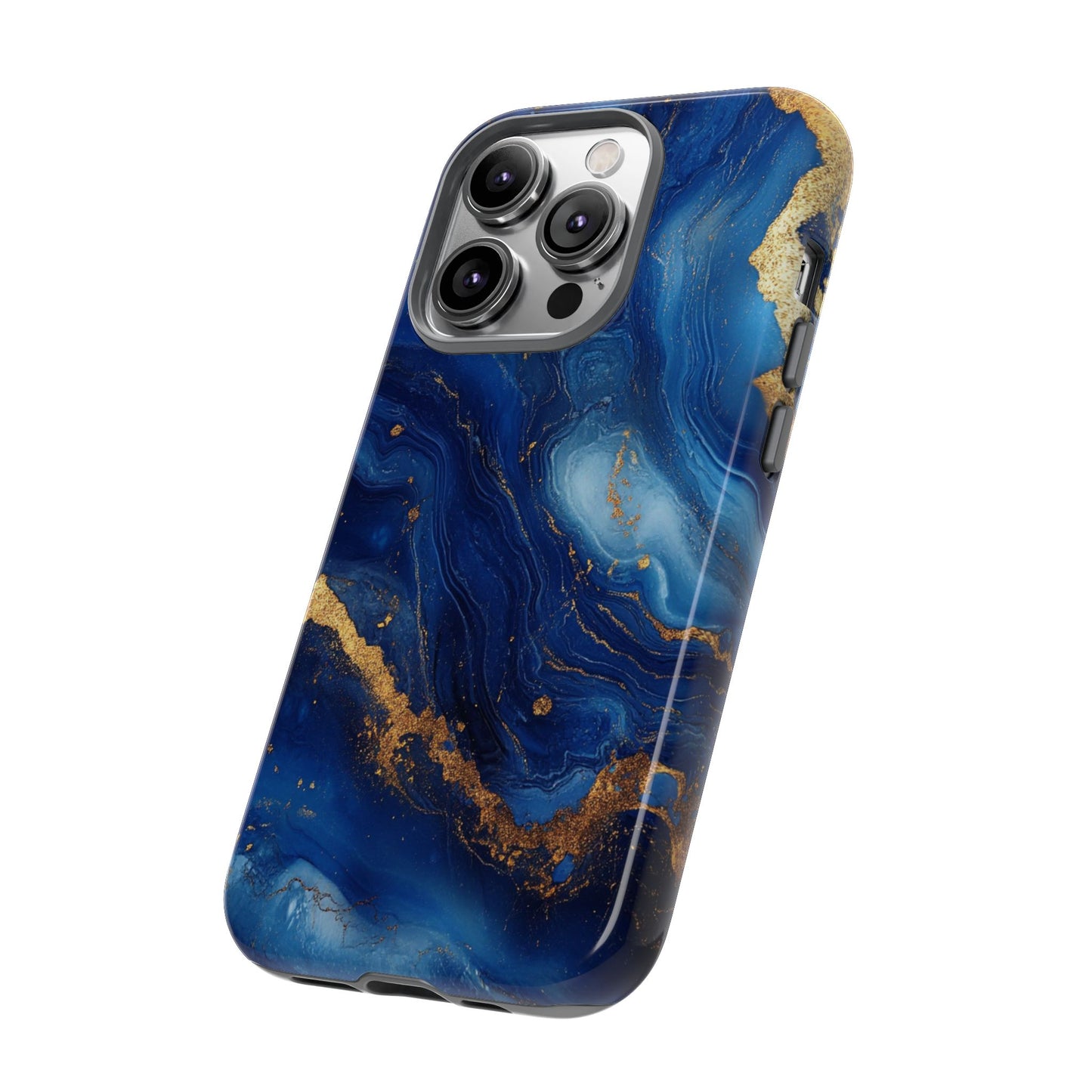 Blue and Gold Marble