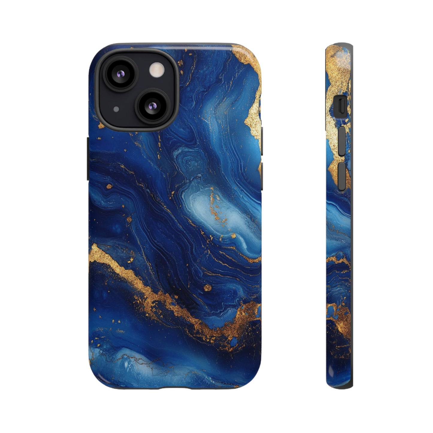 Blue and Gold Marble