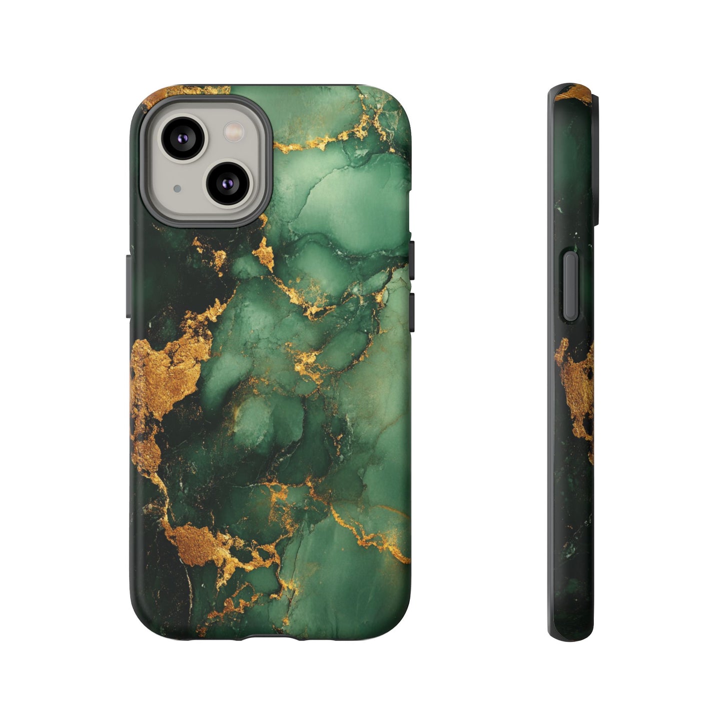 Green and Gold Marble