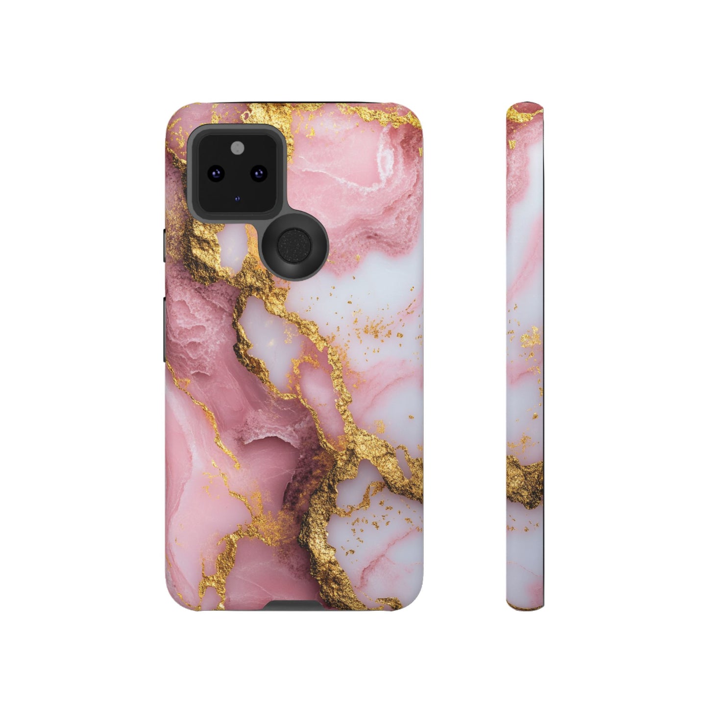 Pink and Gold Marble