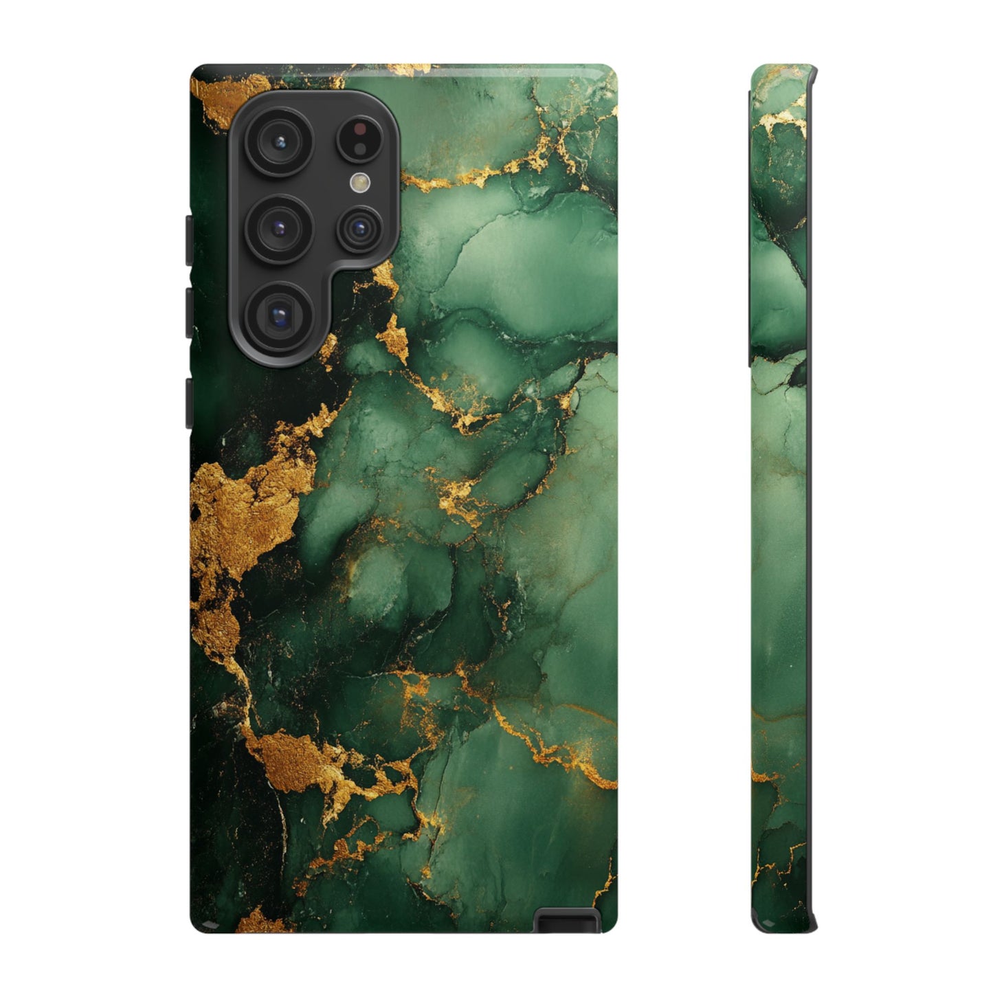 Green and Gold Marble