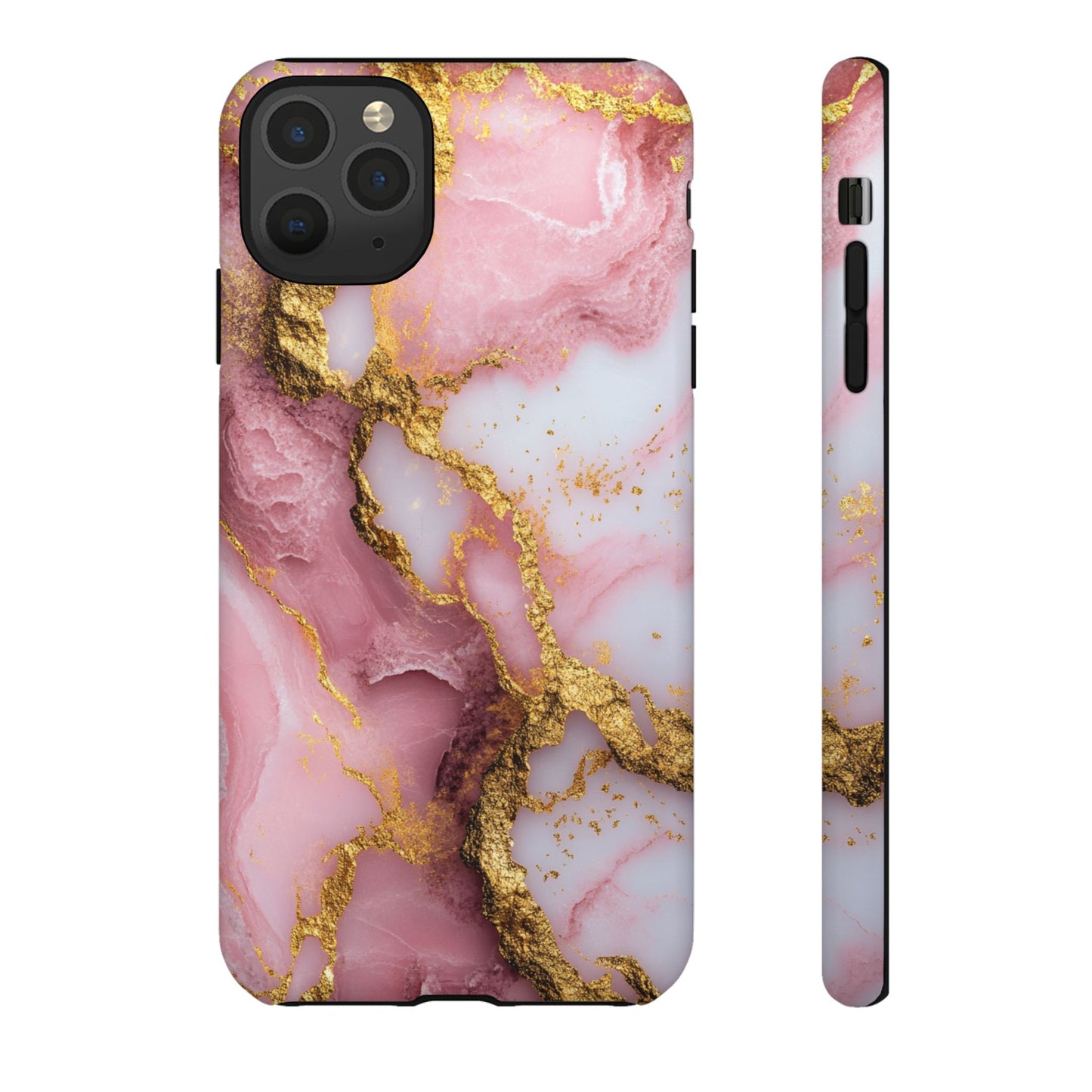 Pink and Gold Marble