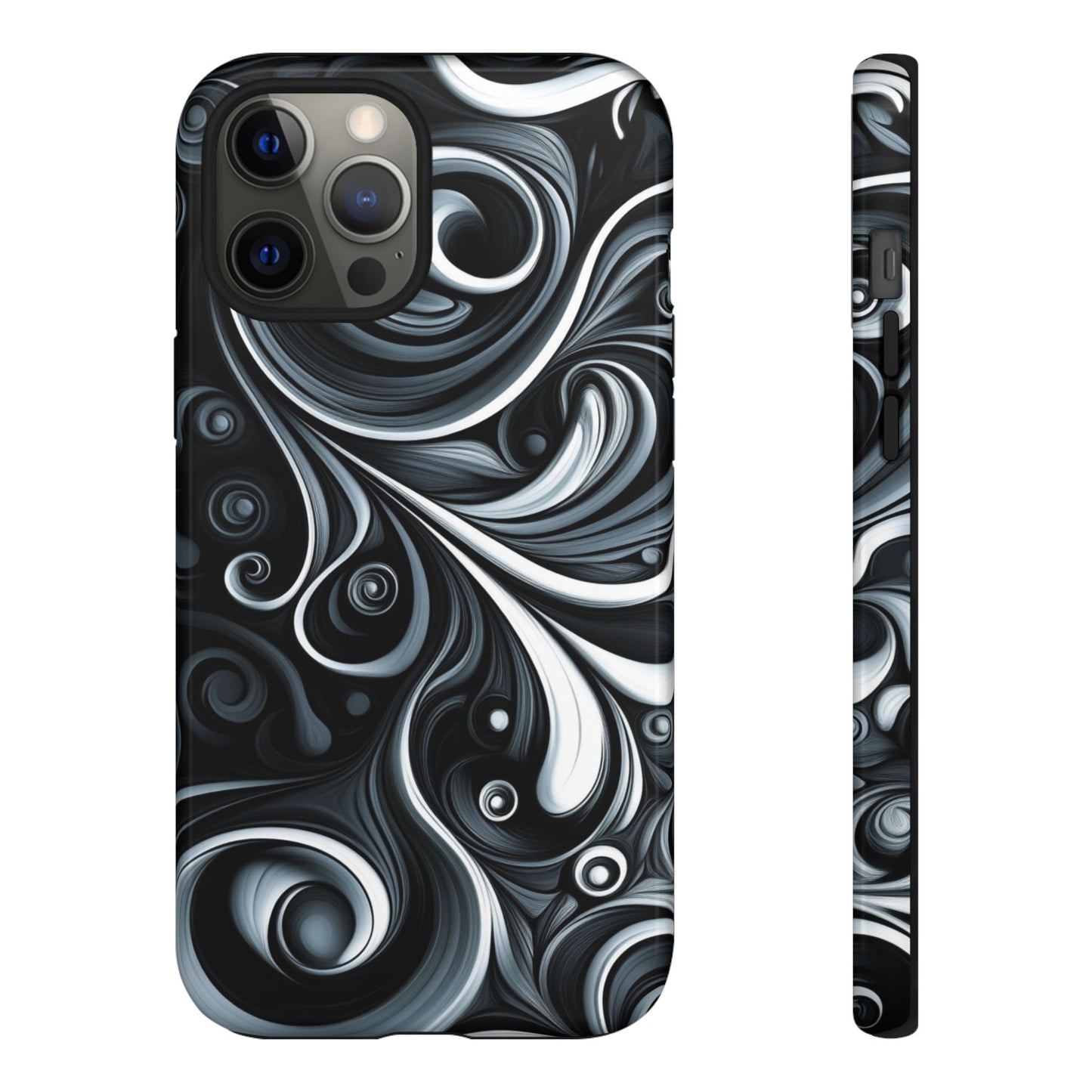 Black and White Swirls