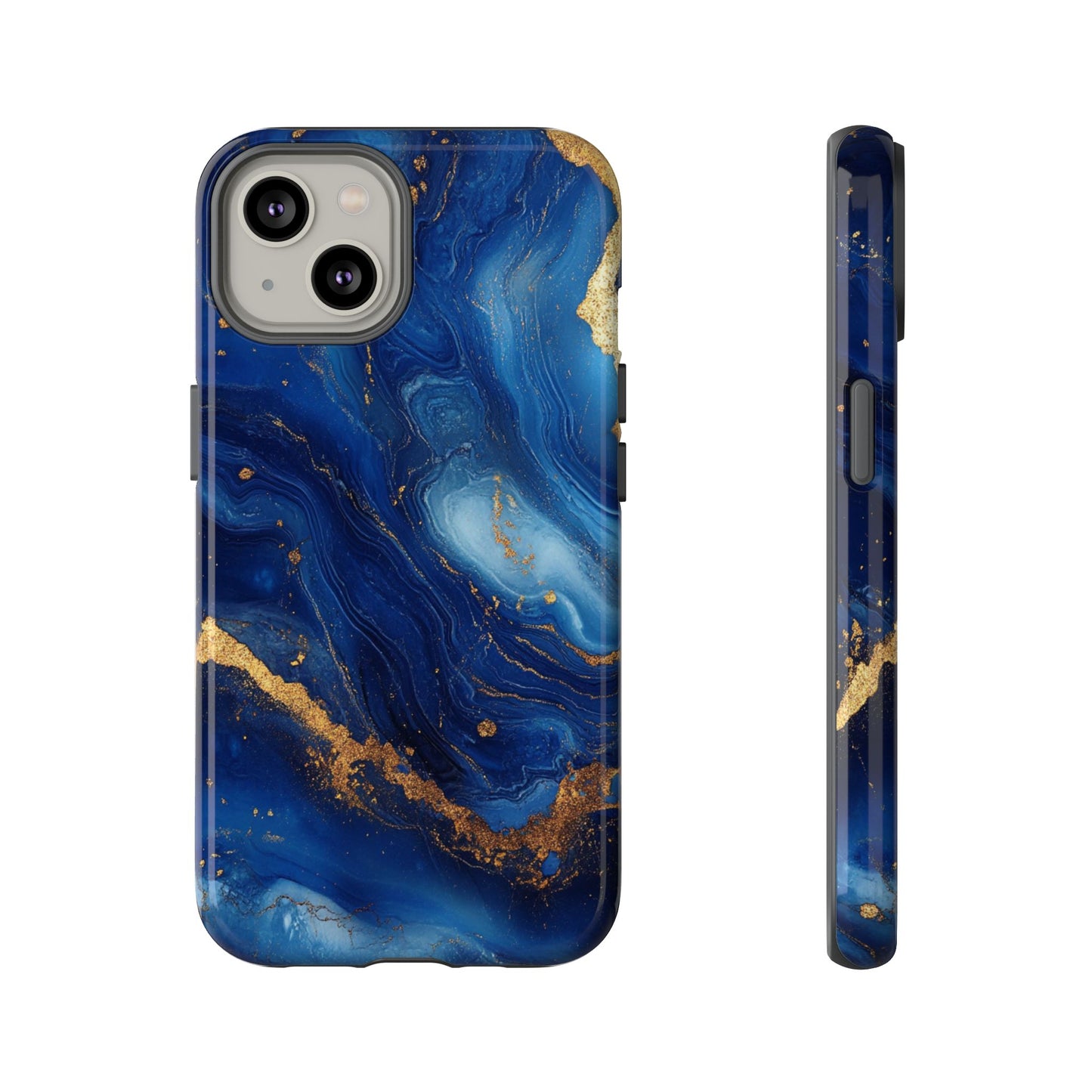 Blue and Gold Marble