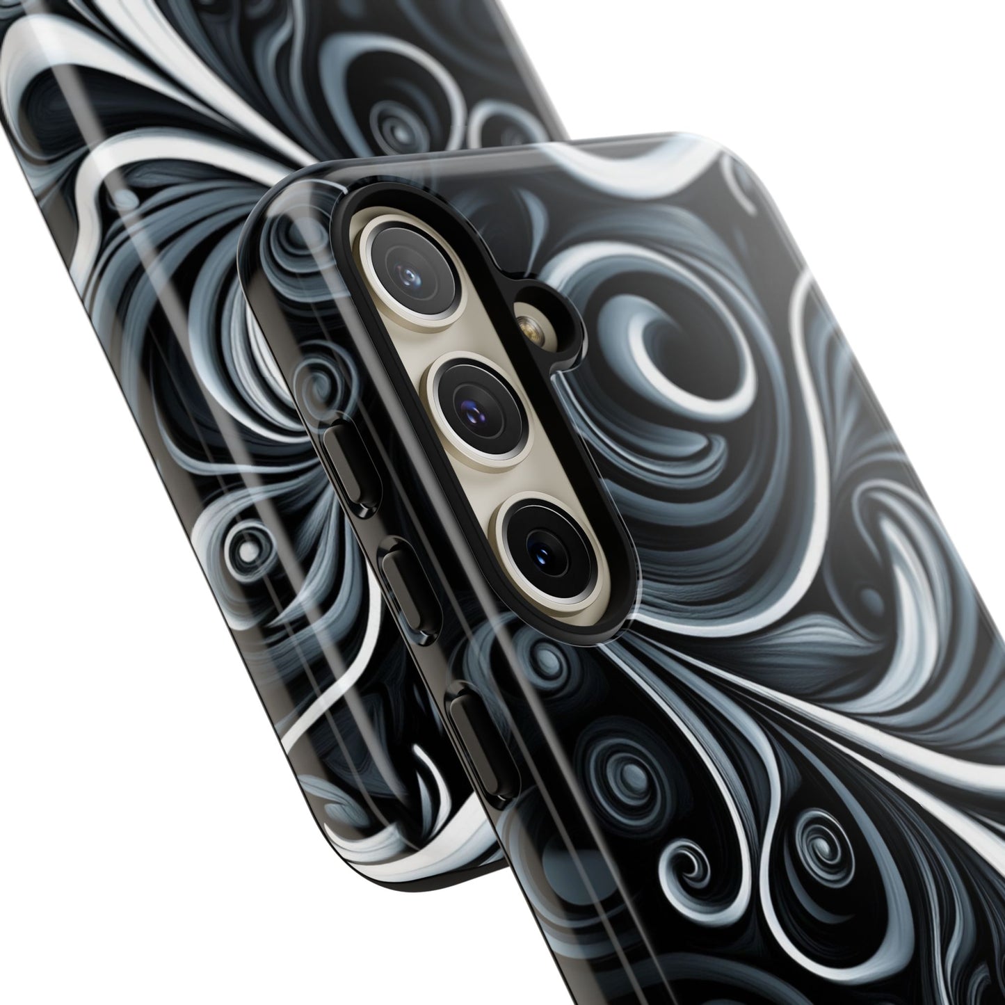 Black and White Swirls