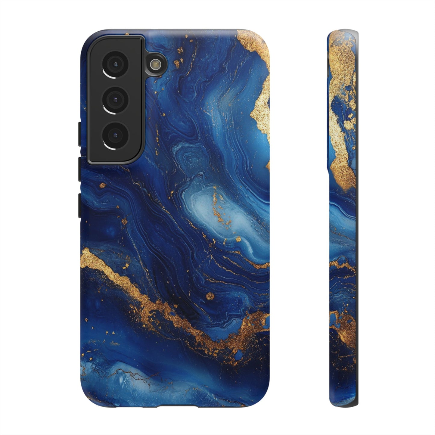 Blue and Gold Marble