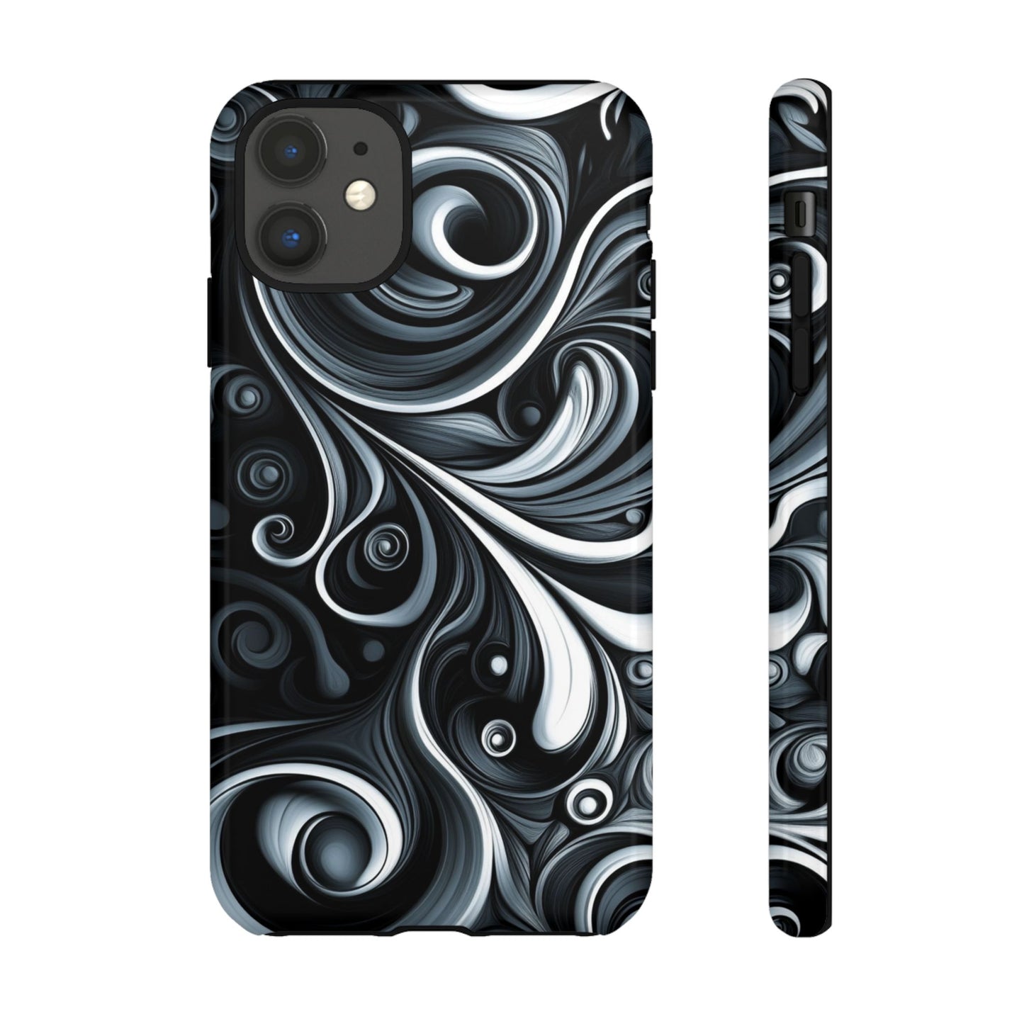 Black and White Swirls