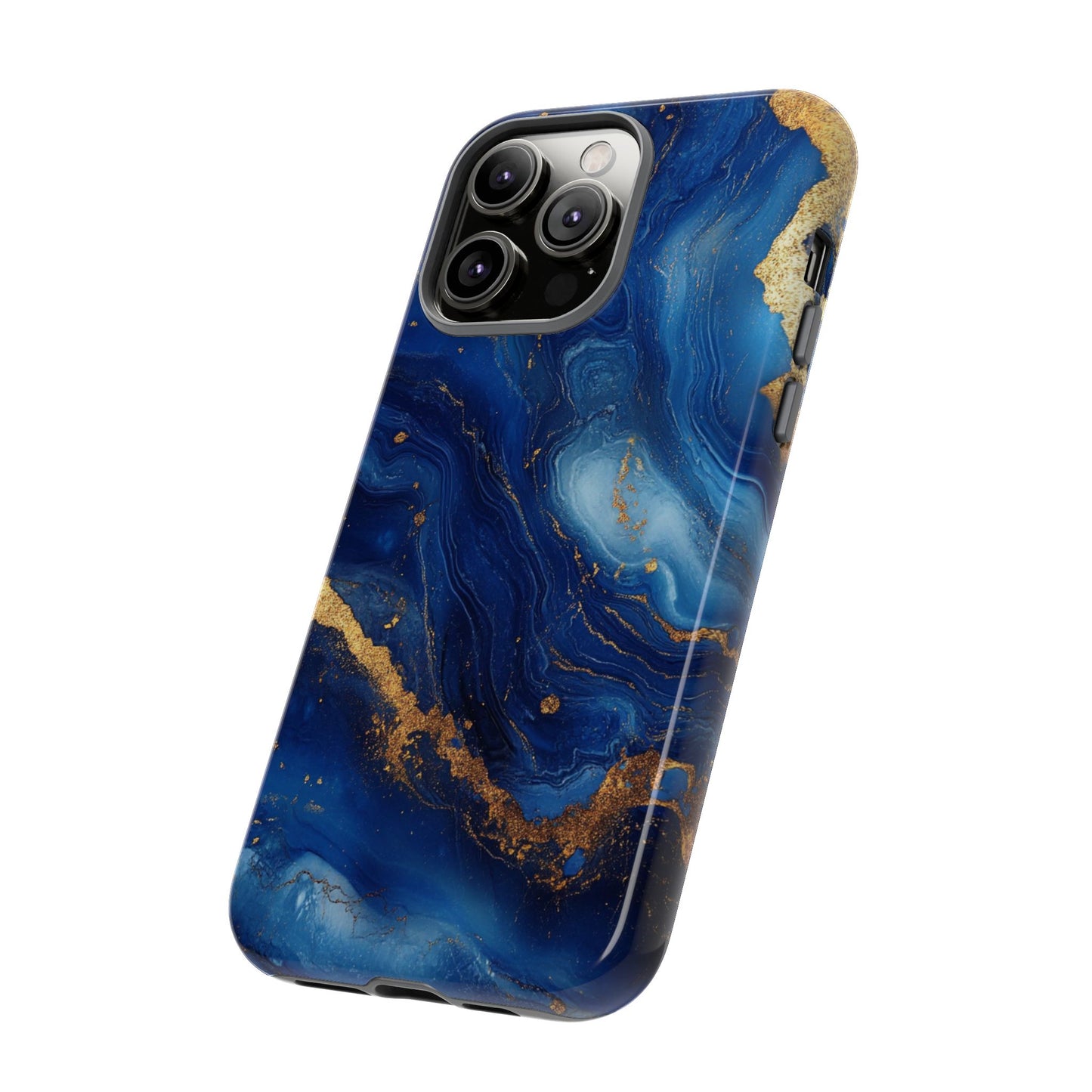 Blue and Gold Marble