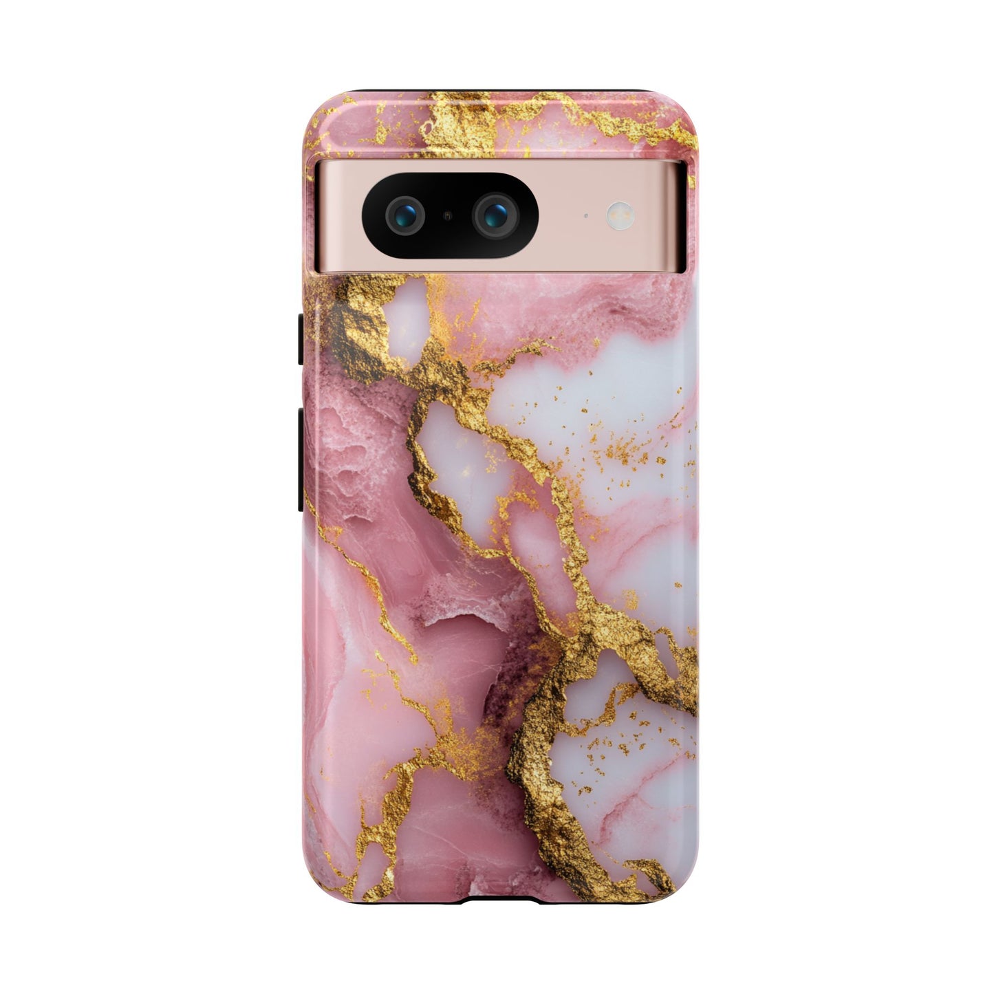 Pink and Gold Marble